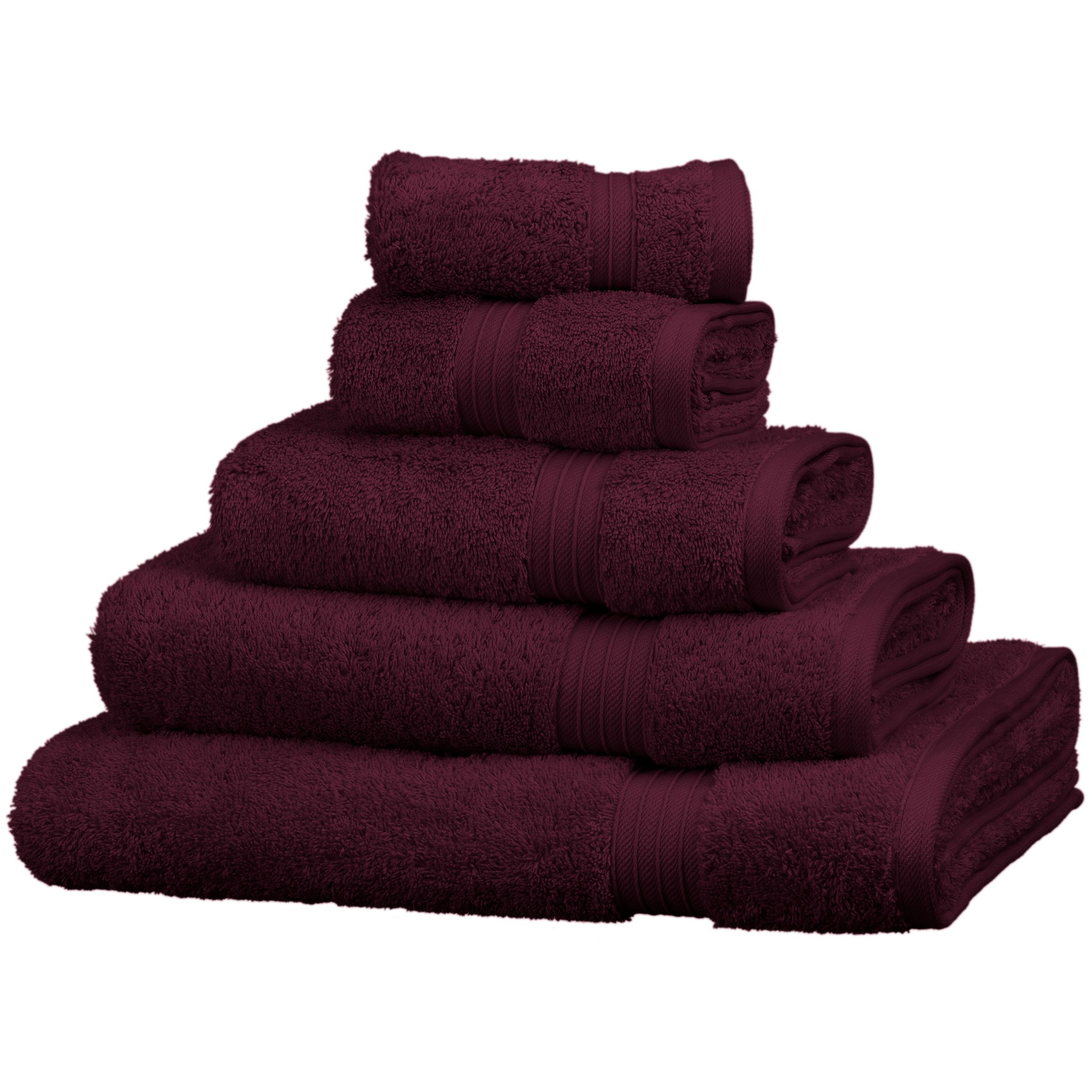 John Lewis Egyptian Face Cloth, Mulberry