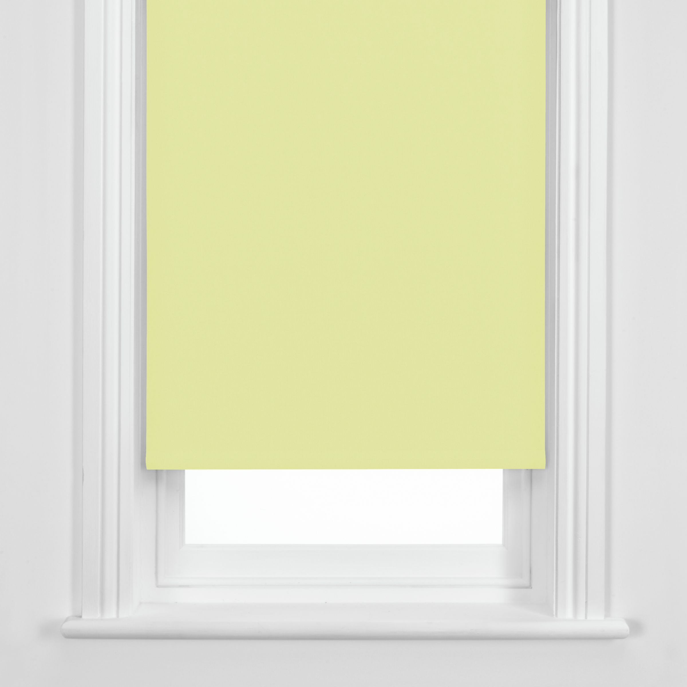 John Lewis Blackout Roller Blind, Green, W61cm