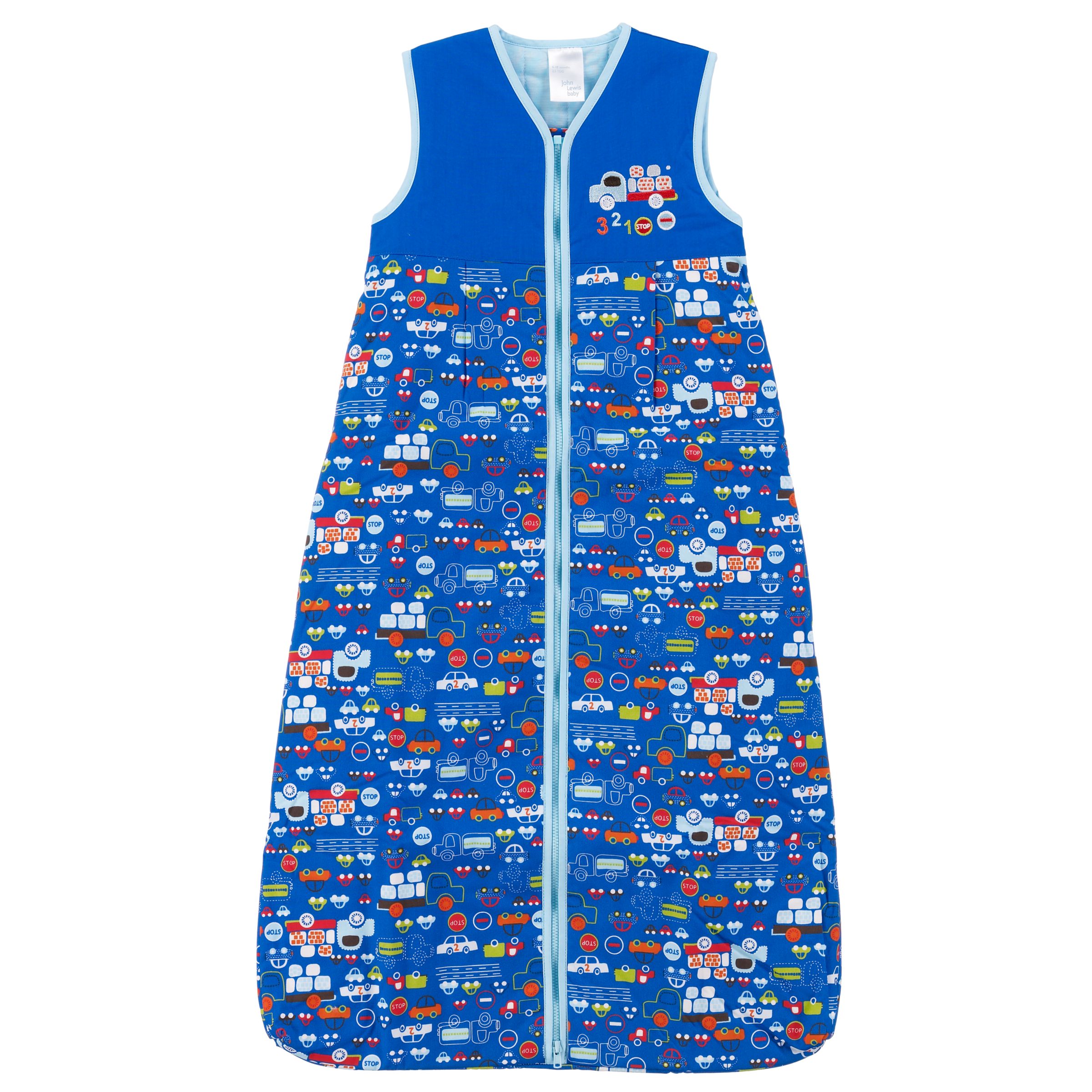 John Lewis Baby Cars Baby Sleeping Bag 25 tog Blue 1836 Months