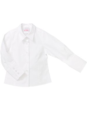 John Lewis Long Sleeve Fitted Cotton Blouse,
