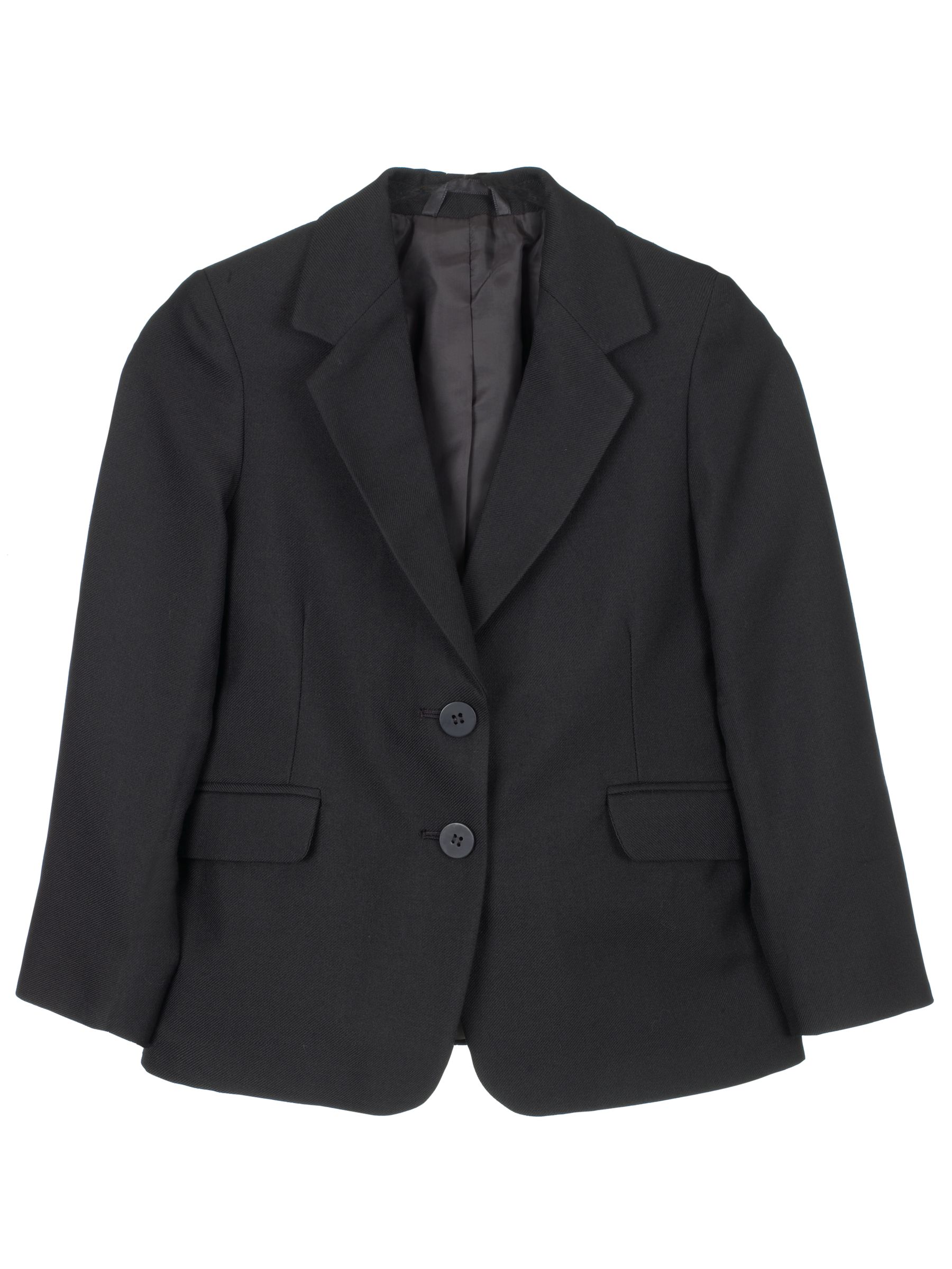 John Lewis Girl's Wool Mix Blazer, Black, Age 7/8
