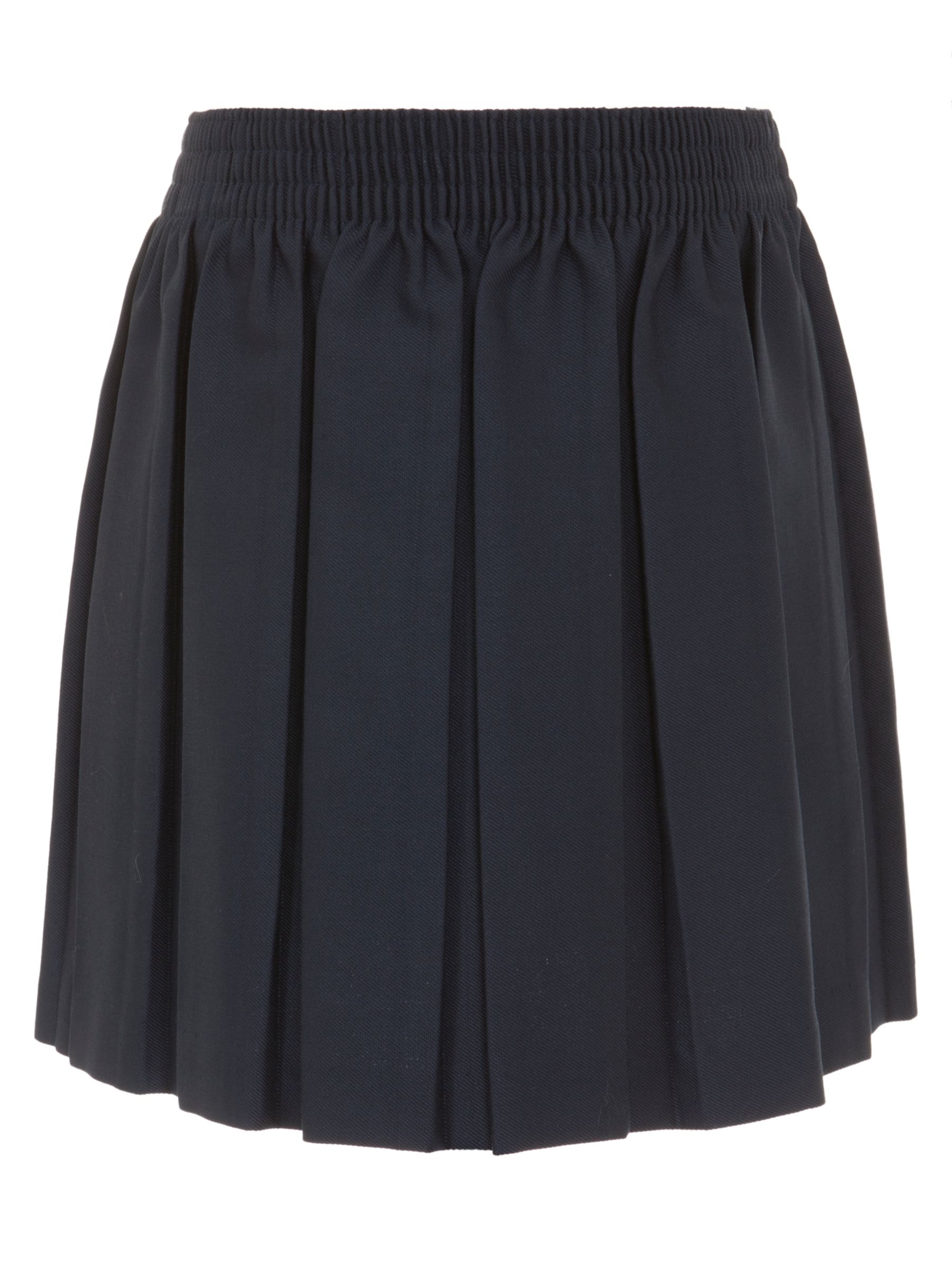 John Lewis Pleated Skirt, Navy, Age 4