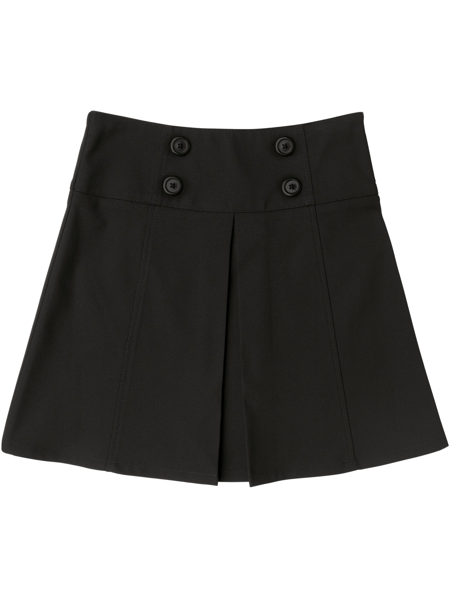 John Lewis Drop Waist Skirt, Black, Age 11