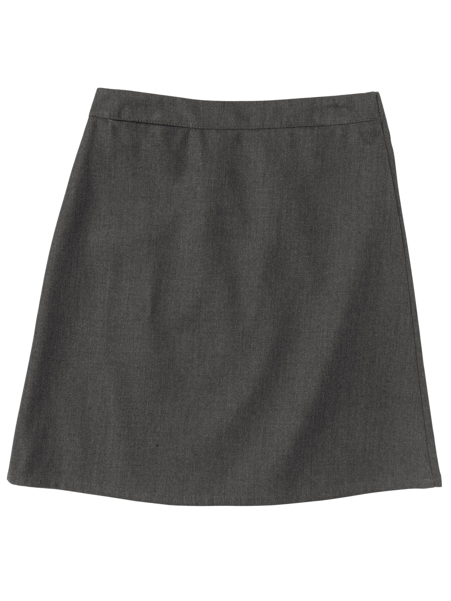 John Lewis A-Line Skirt, Grey, Age 4