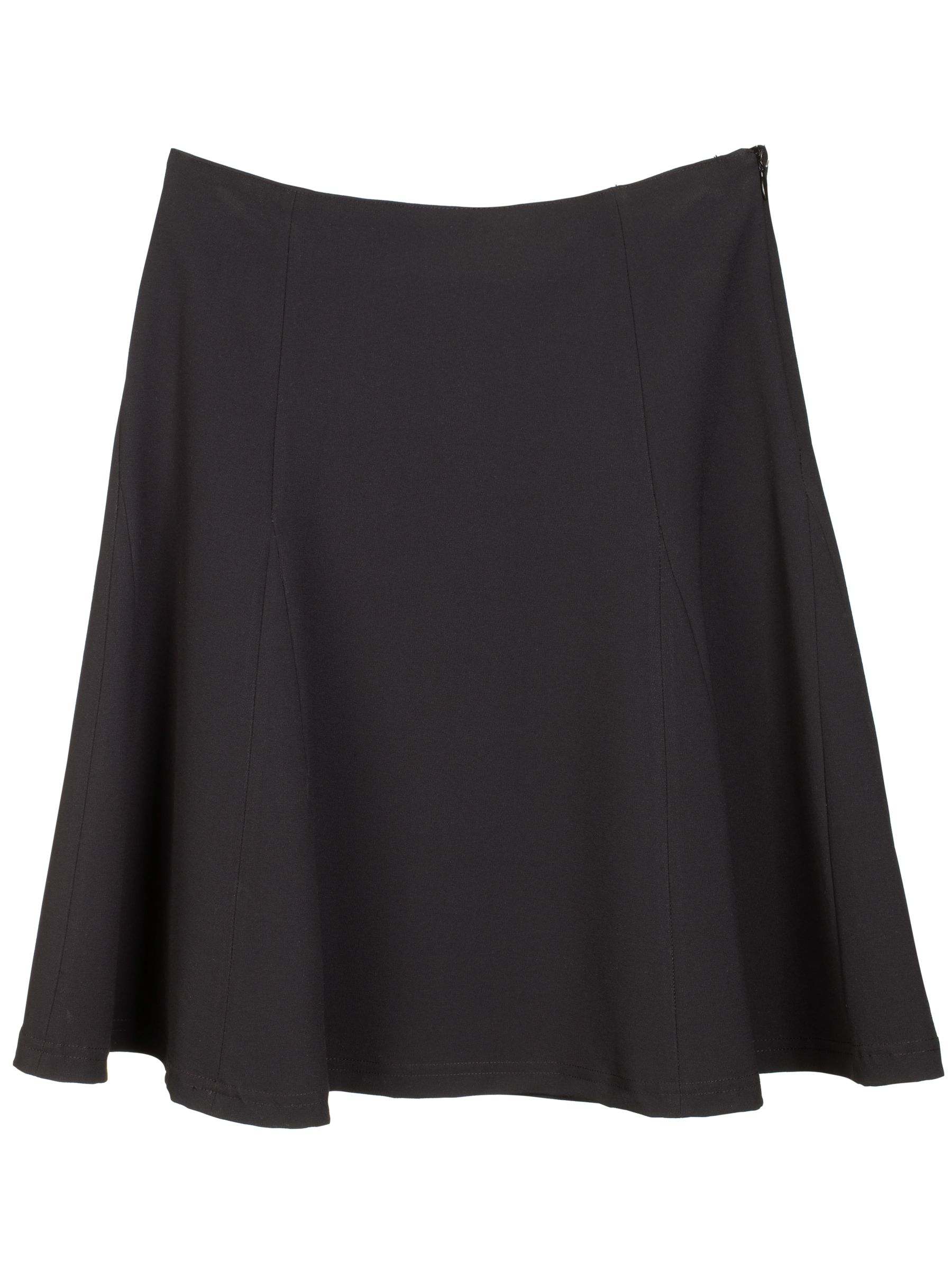 John Lewis Godet Skirt, Black, Age 10