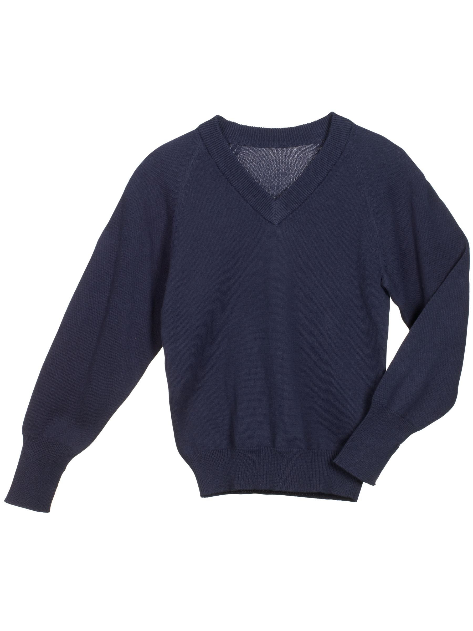 John Lewis Cotton Jumper, Navy, 15-16 Years