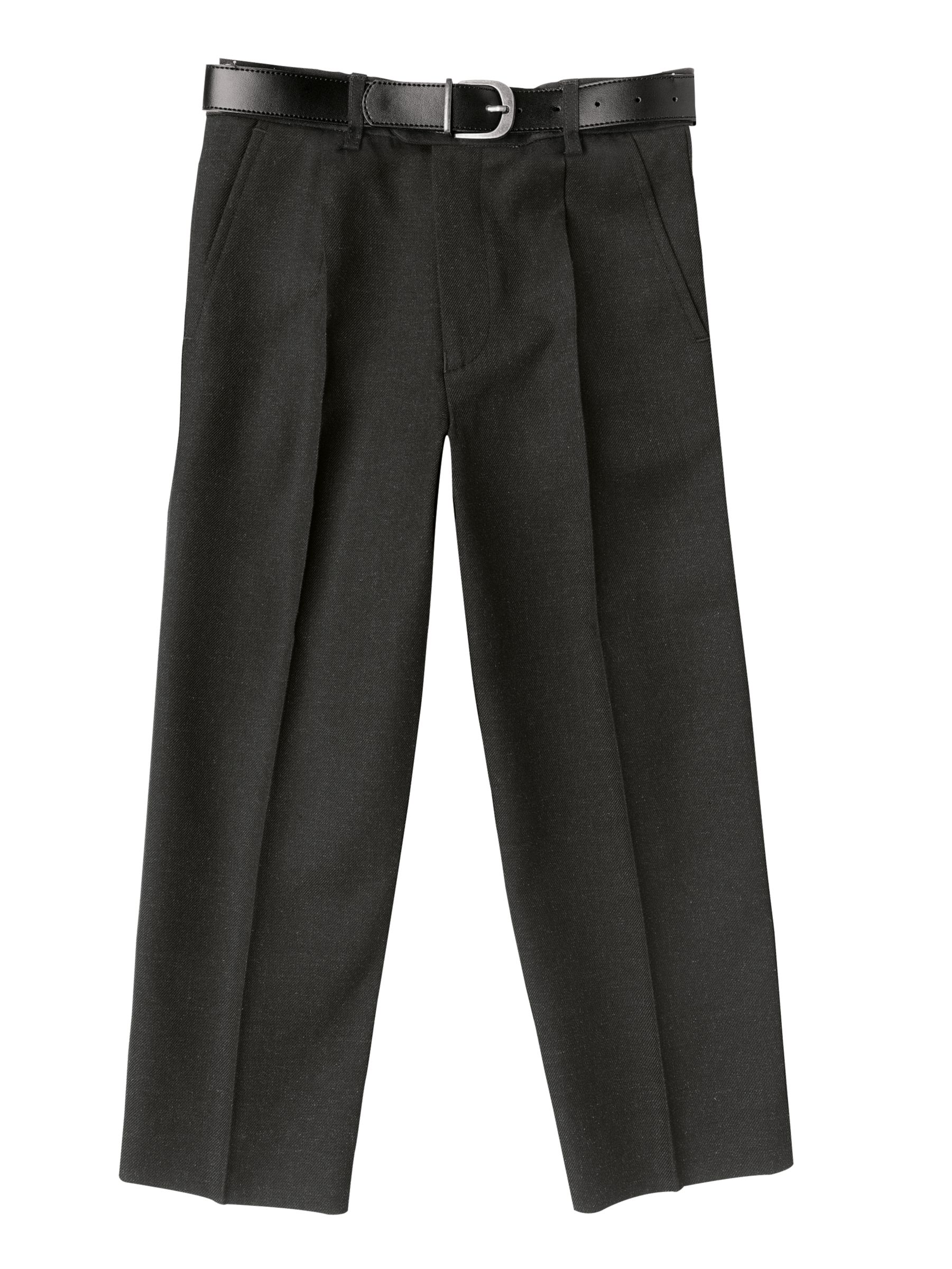 John Lewis Tailored Trousers, Charcoal, Age 6, Regular