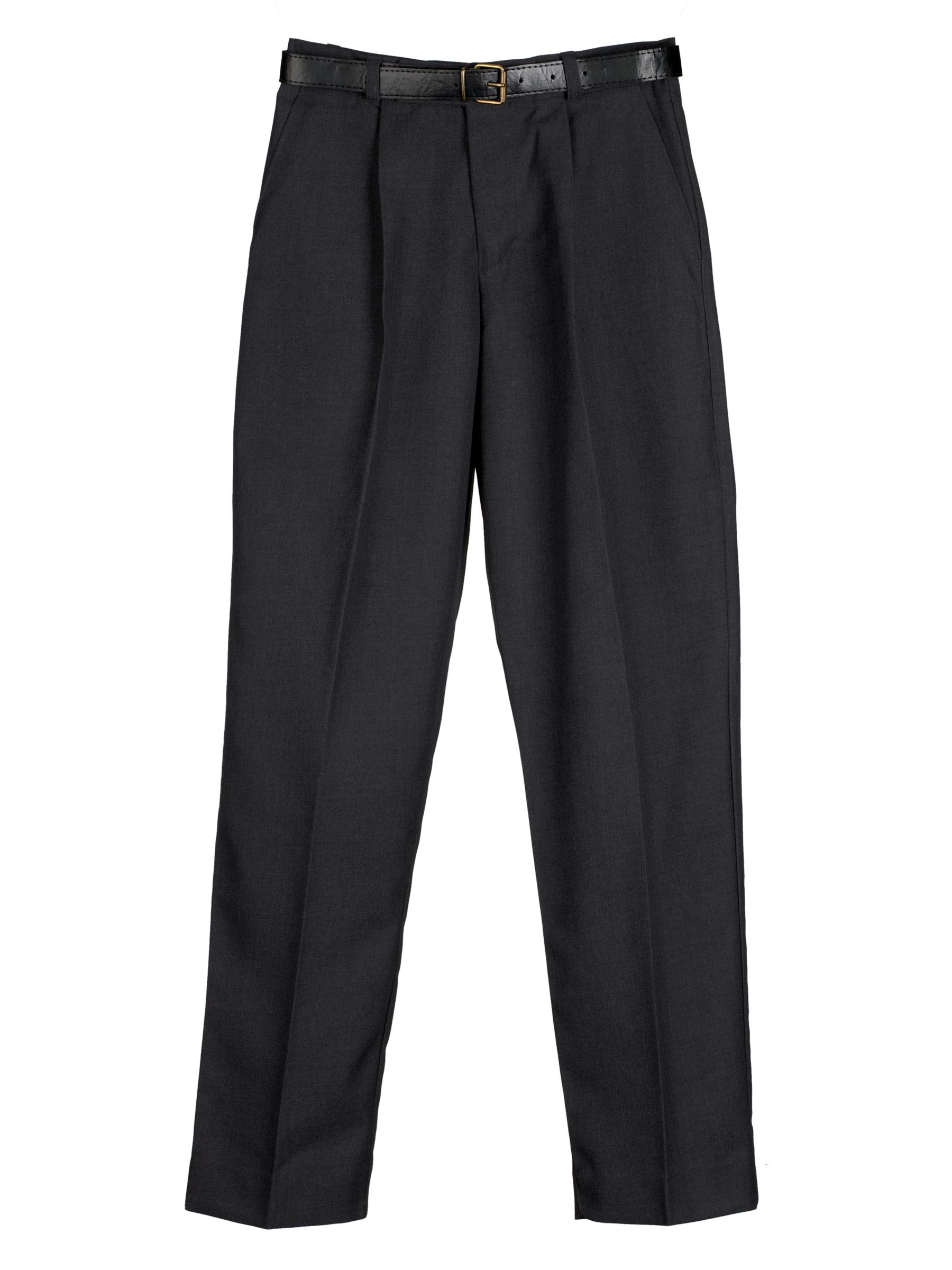 John Lewis Tailored Trousers, Grey, Age 6, Long
