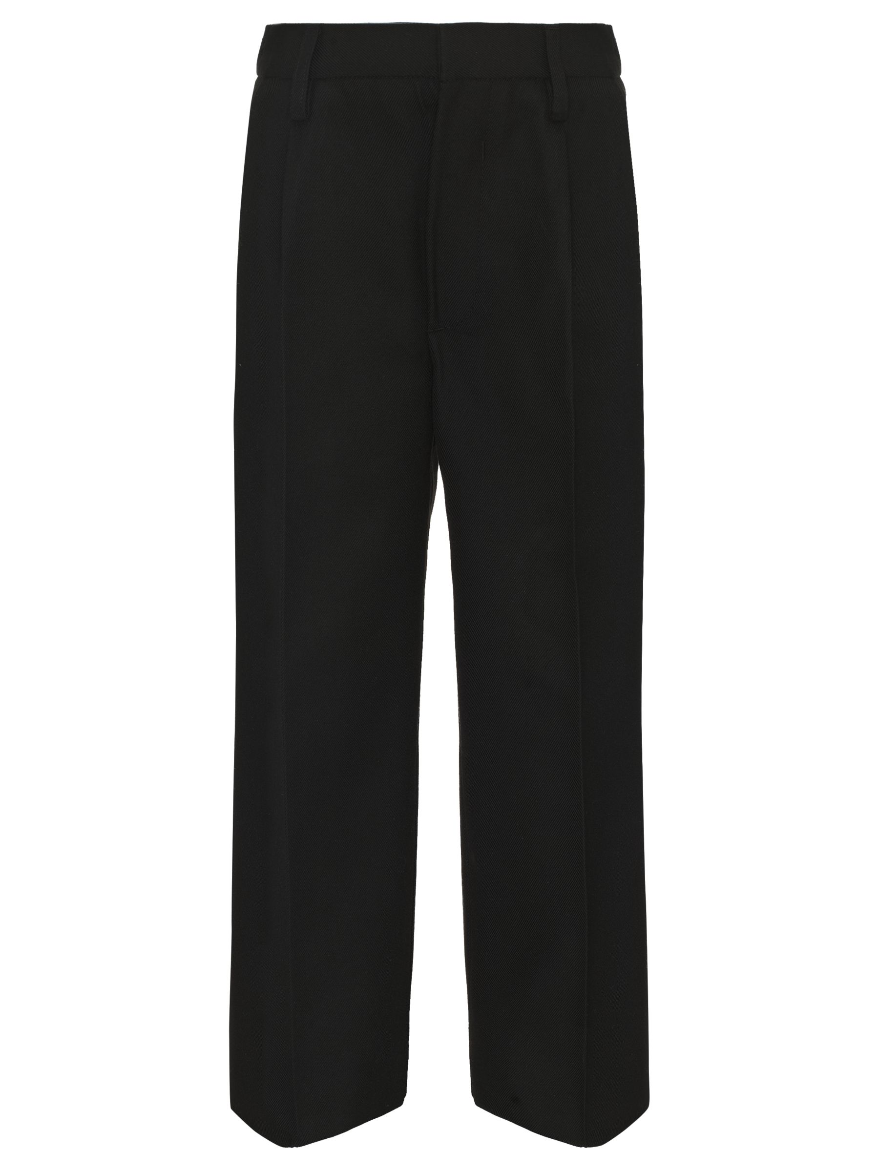 John Lewis Easy-care Trousers, Black, Age 5