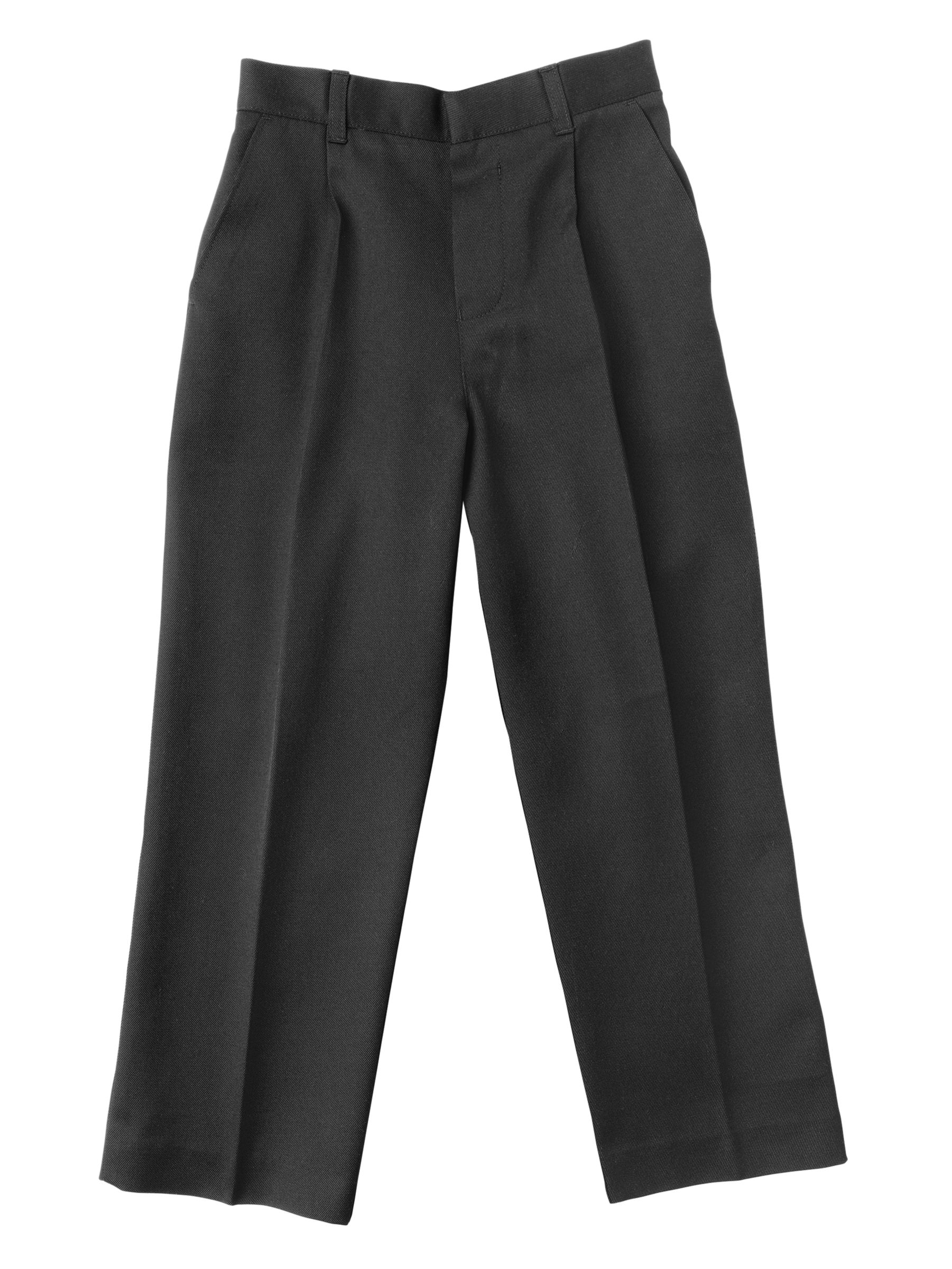 John Lewis Easy-care Trousers, Grey, Age 11