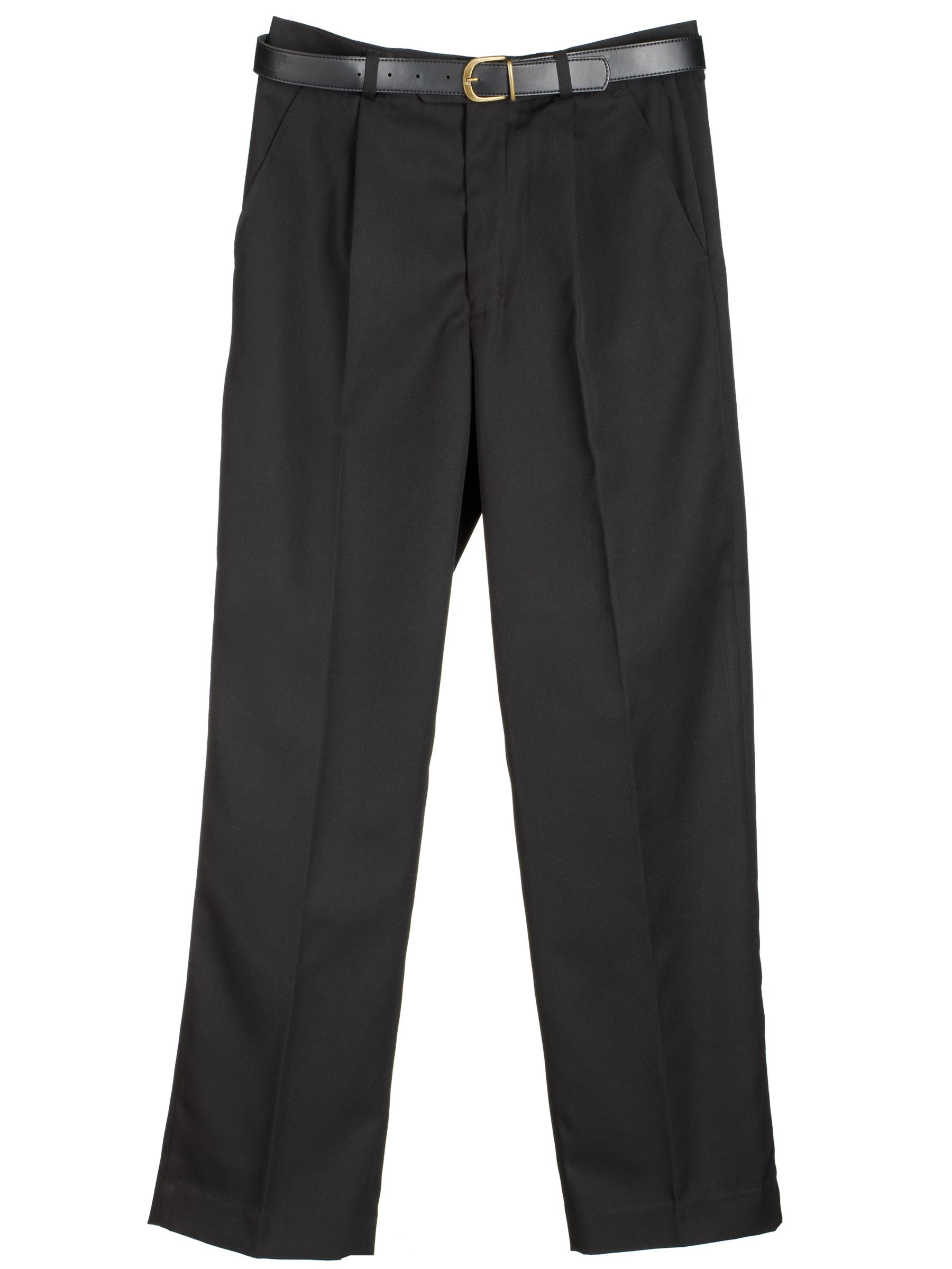 John Lewis Twill Weave Trousers, Black, Age 8, Regular