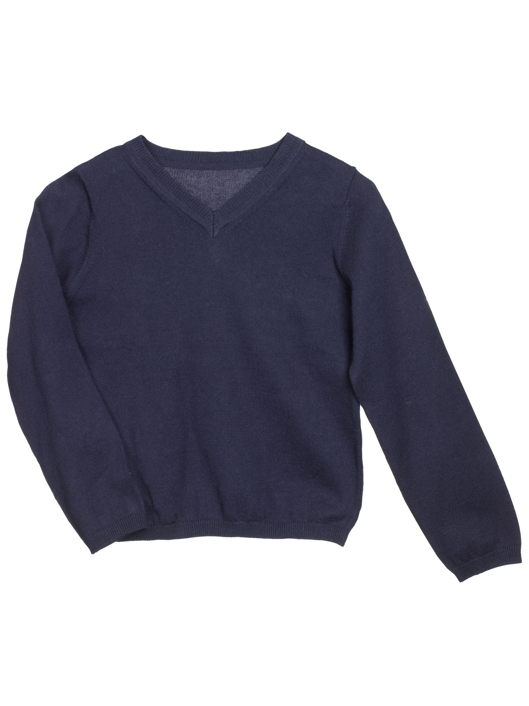 John Lewis Cotton/Cashmere Jumper, Navy, Chest 42''