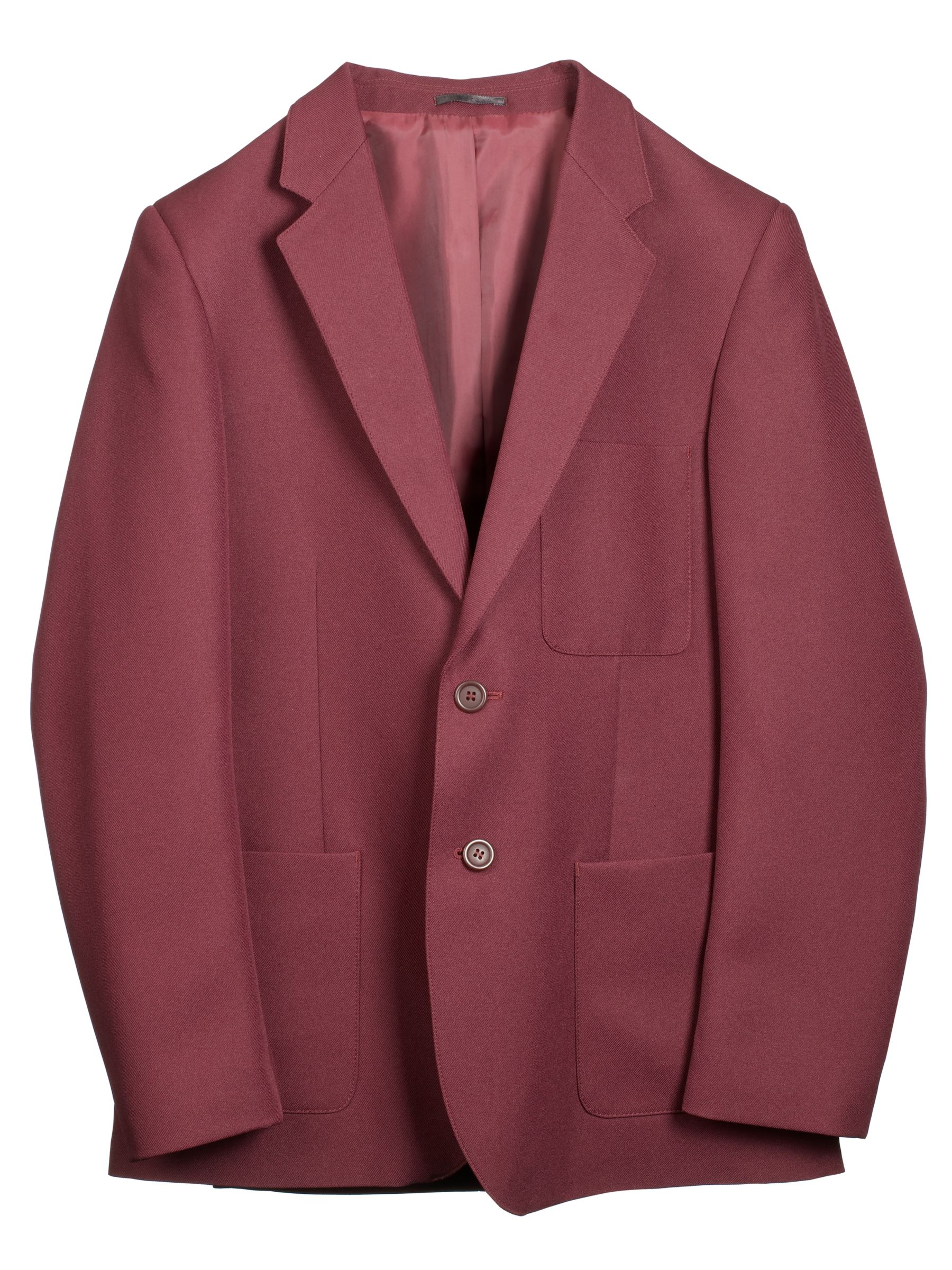 John Lewis Boy's Polyester Blazer, Maroon, Age 7-8