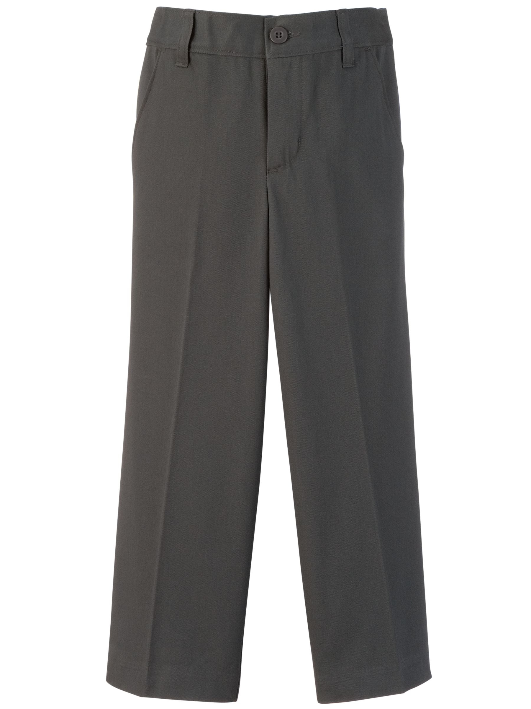 John Lewis Fairtrade Cotton Trousers, Grey, 6 Years