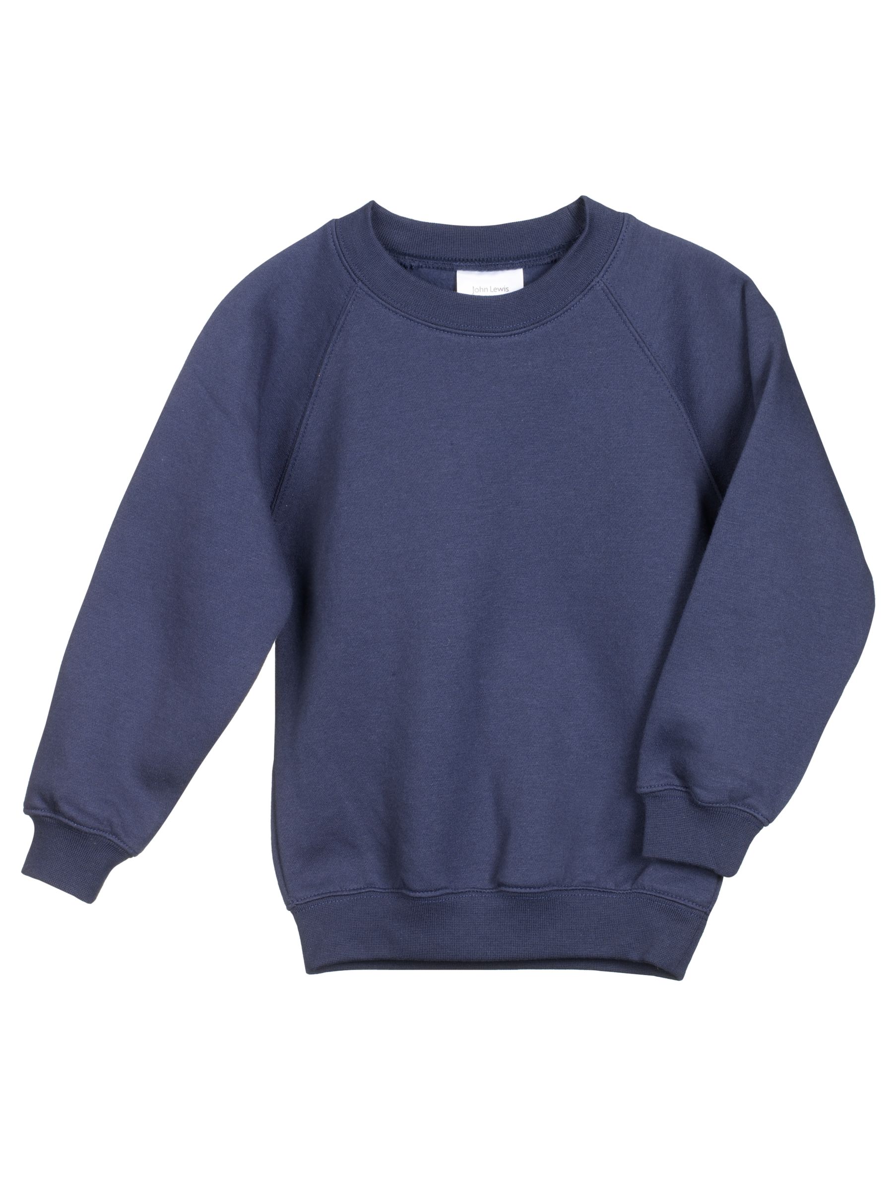 John Lewis Sweatshirt, Navy, Chest 40'' (101.6cm)