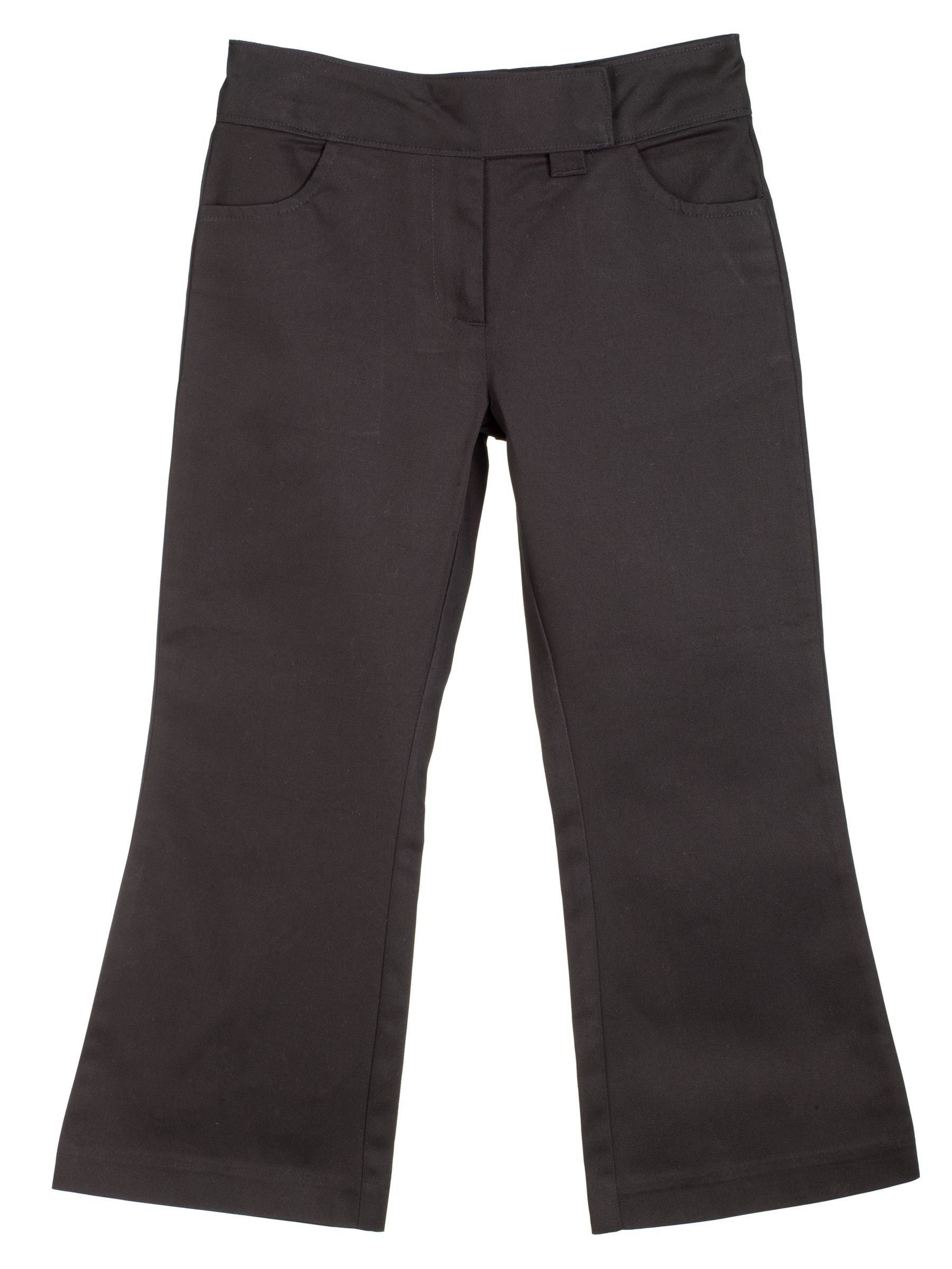 John Lewis Fairtrade Cotton Trousers, Black, 16 Years