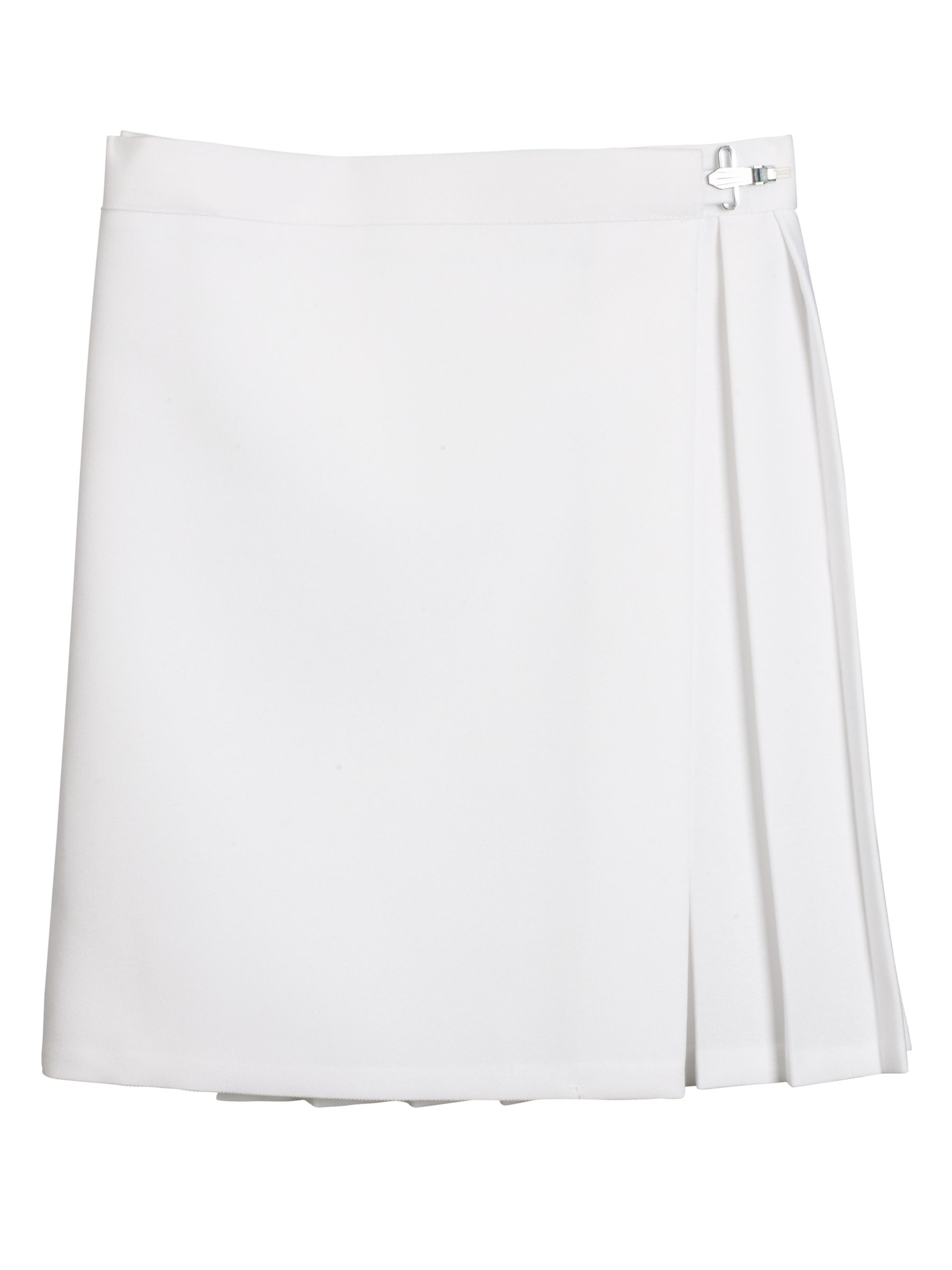 John Lewis PE Skirt, White, Waist 34''