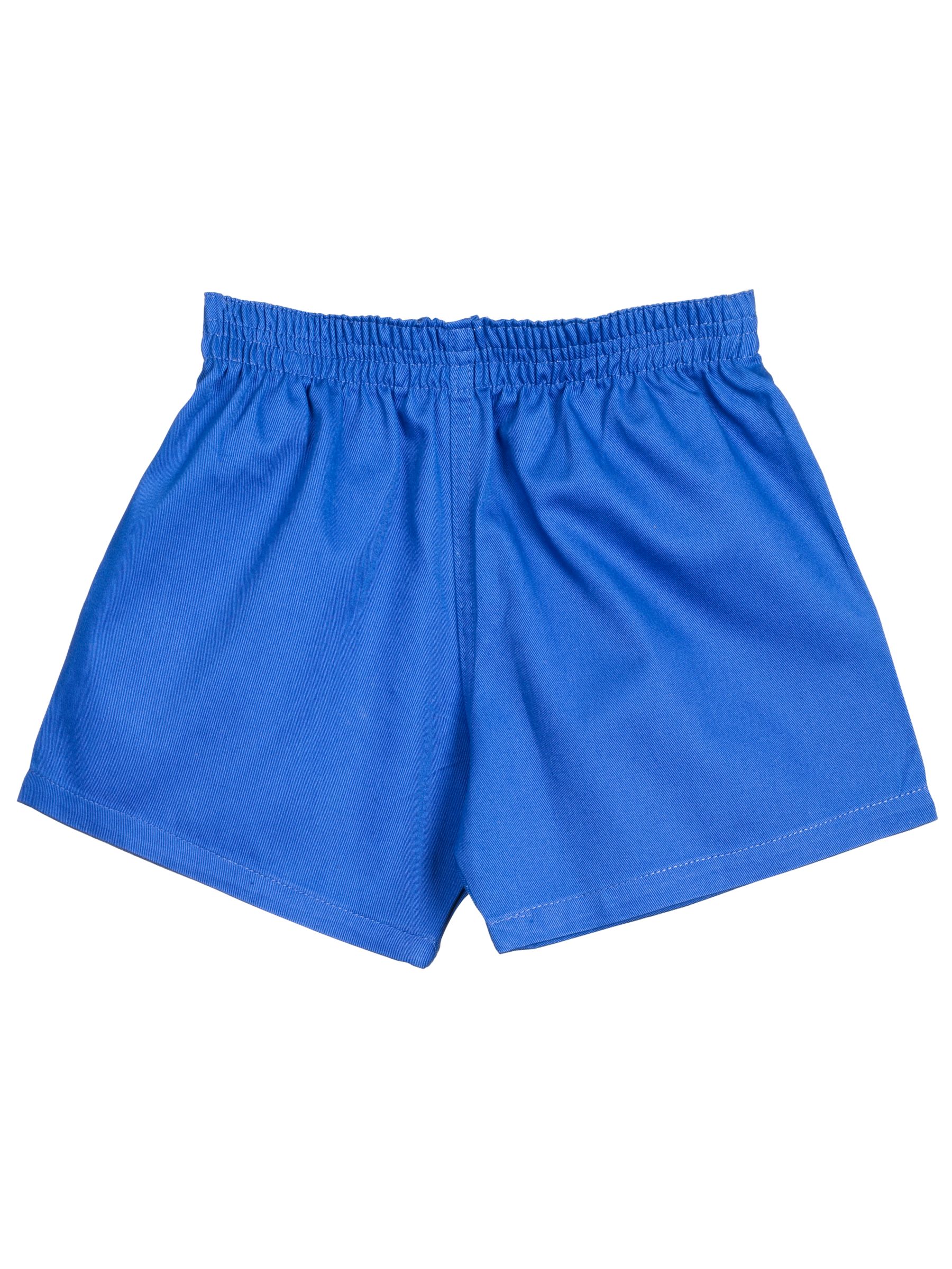 John Lewis Cotton PE Shorts, Royal Blue, Age 13-14
