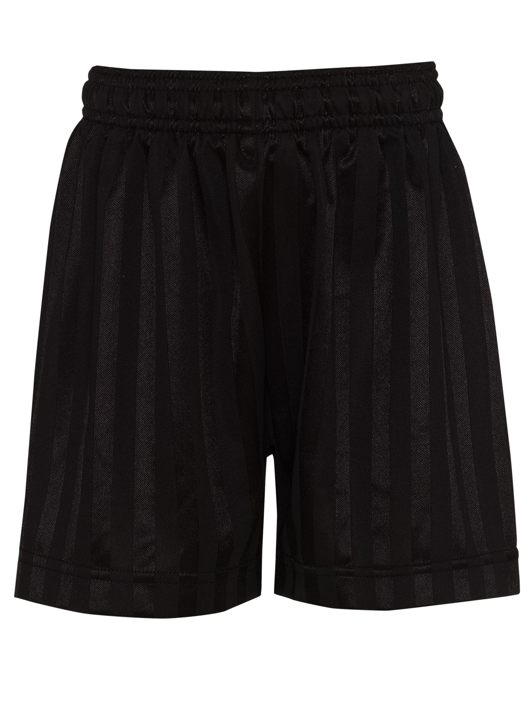 John Lewis Football Shorts, Black, Waist 34''