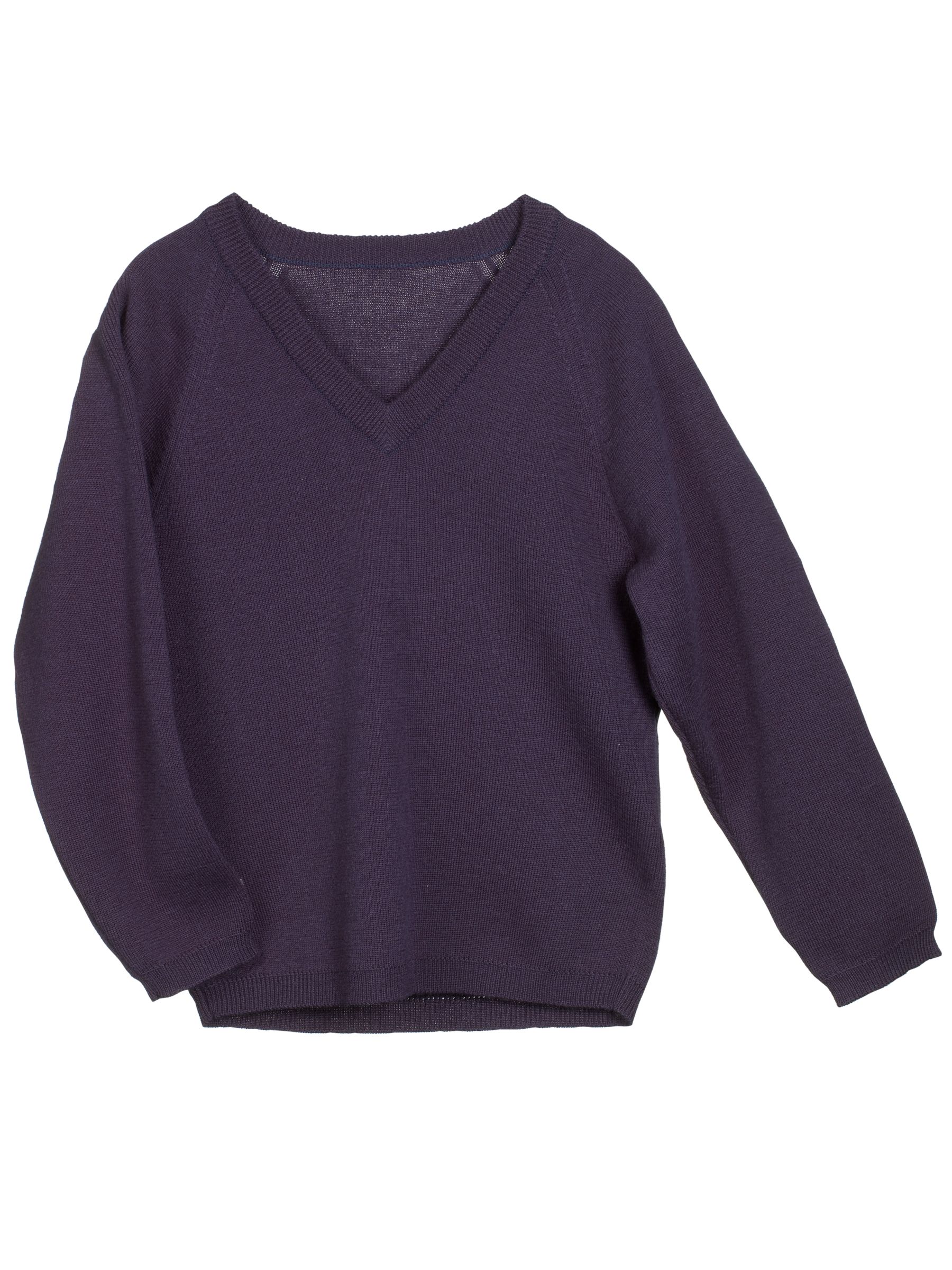 John Lewis Wool Mix Jumper, Navy, Age 15-16