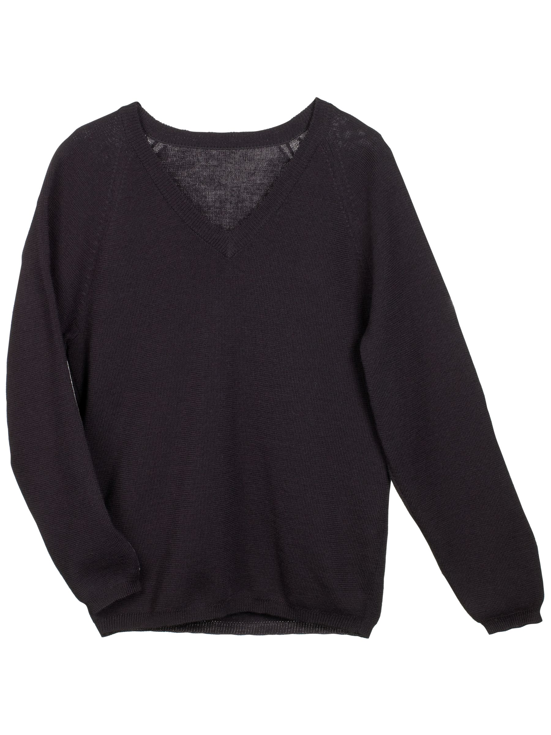 John Lewis Wool Mix Jumper, Black, Size 38''