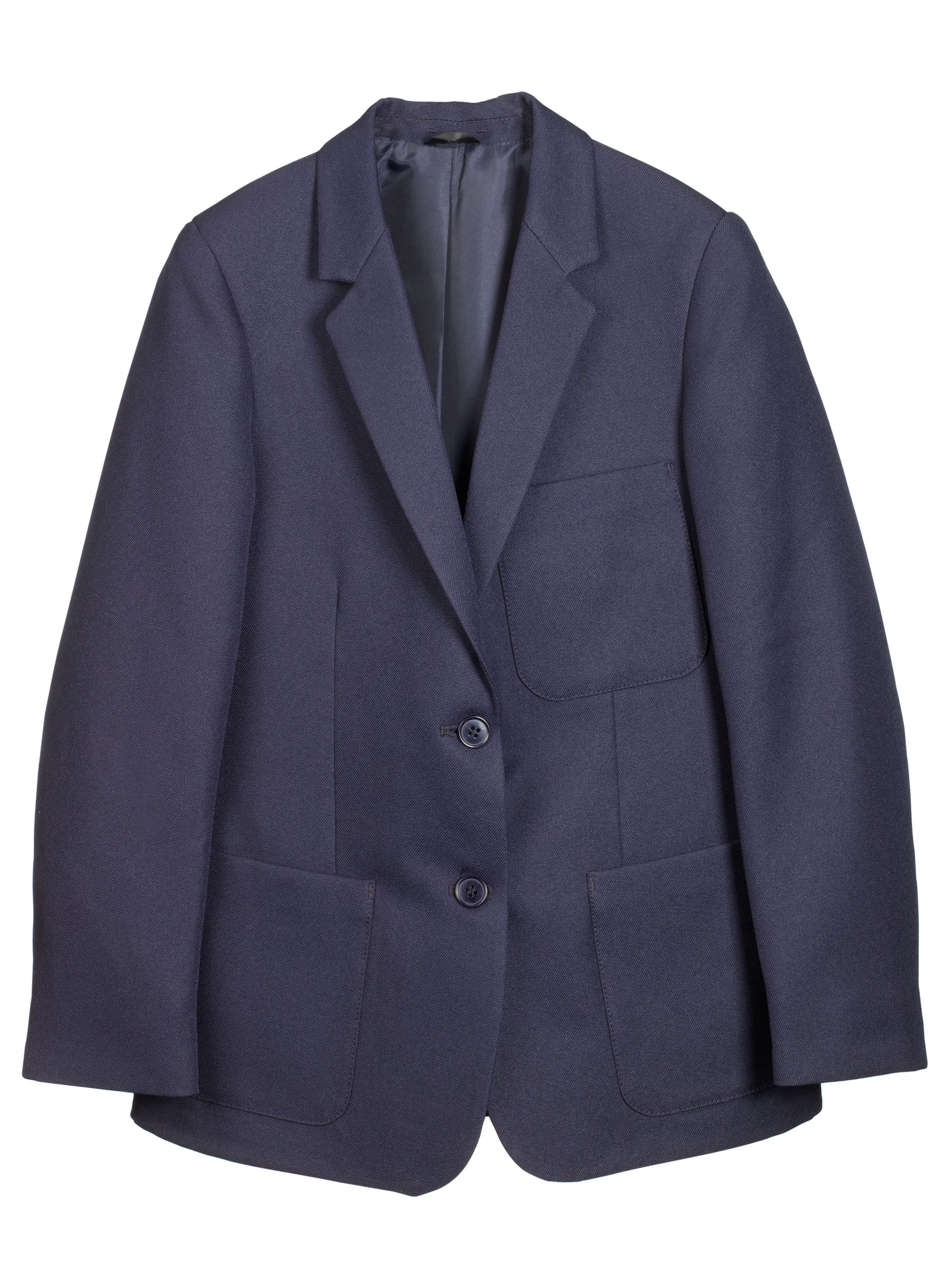 John Lewis Girl's Polyester Blazer, Navy, Age 4-5