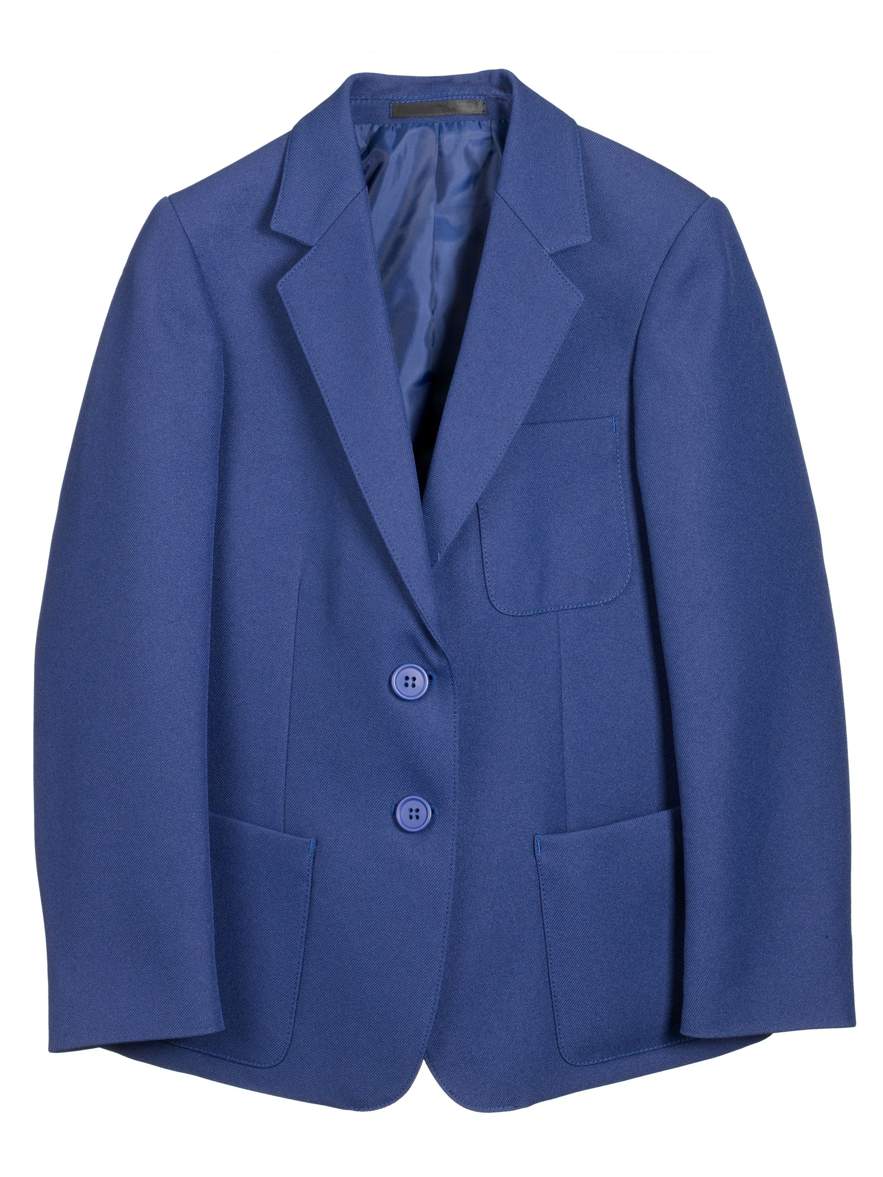 John Lewis Girl's Polyester Blazer, Royal Blue, Age 9-10