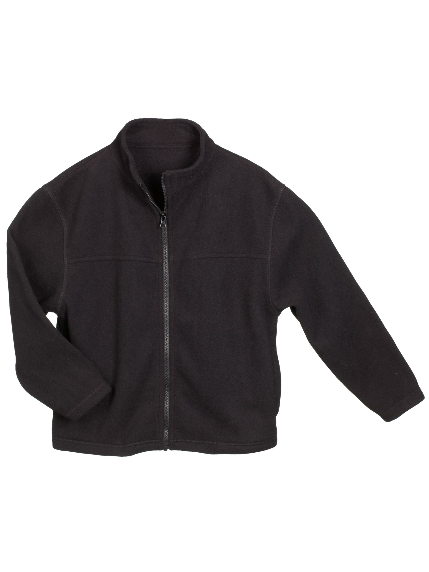 John Lewis Recycled Fleece, Black, Chest 44''