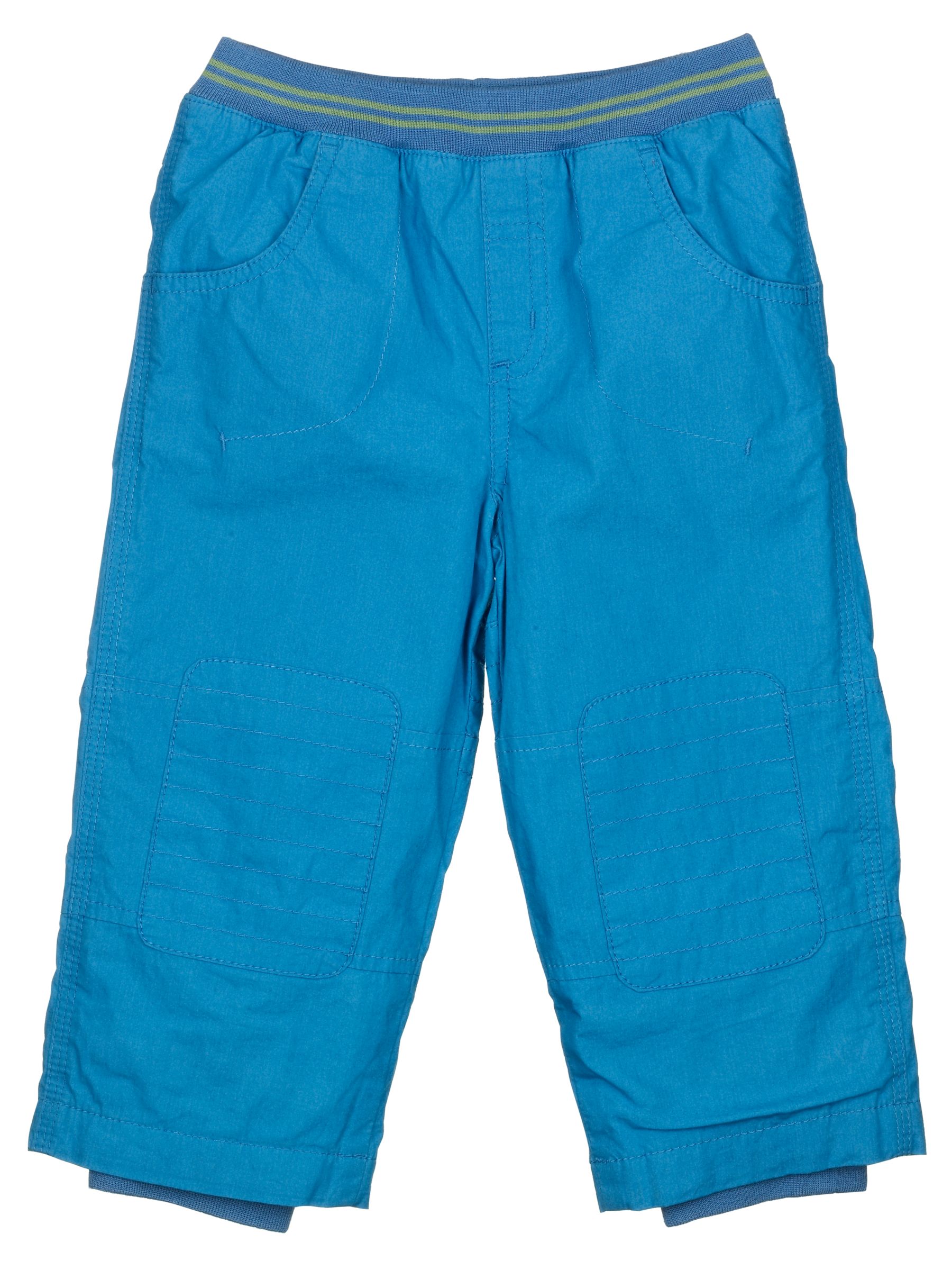 John Lewis Poplin Trousers Blue 69 Months