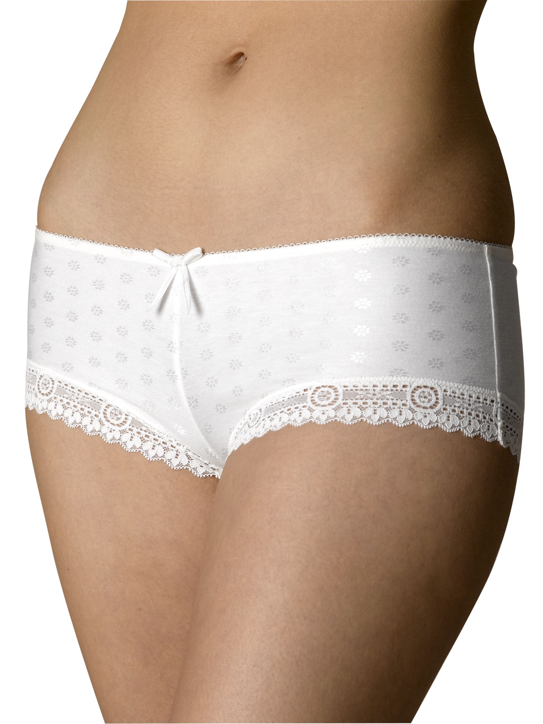 John Lewis Simie Shorts, White, Size 8