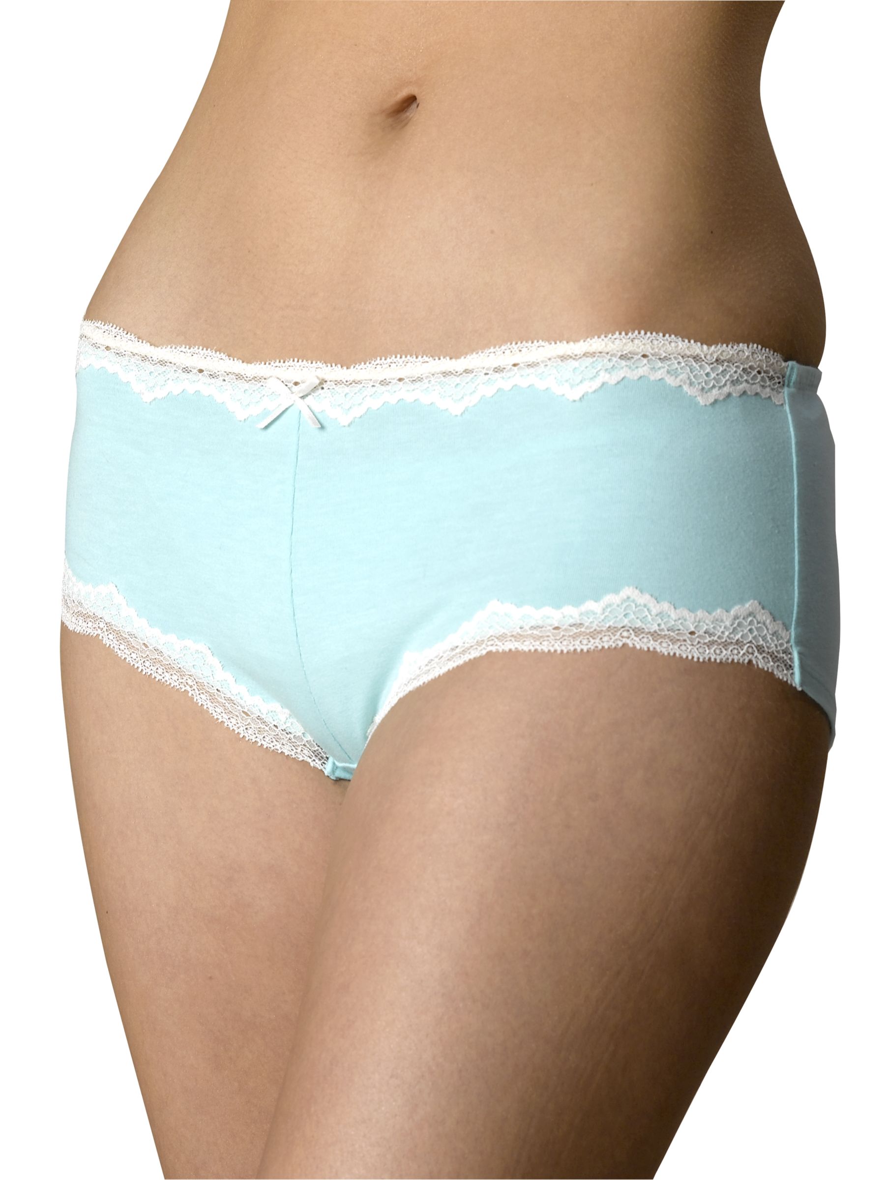 John Lewis Catrin Shorts, Blue, Size 8