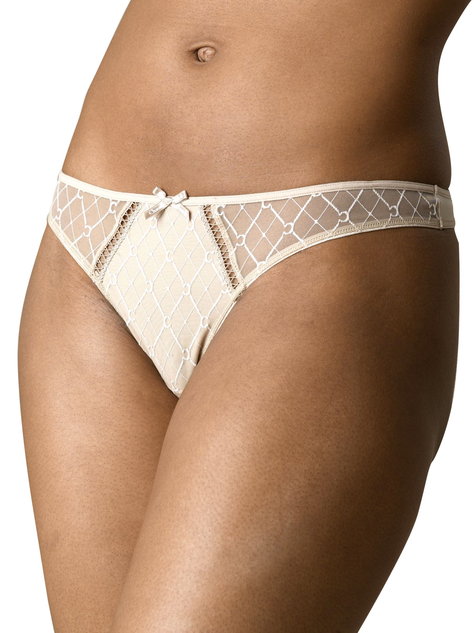Chantelle Graphie String, Nude, Small