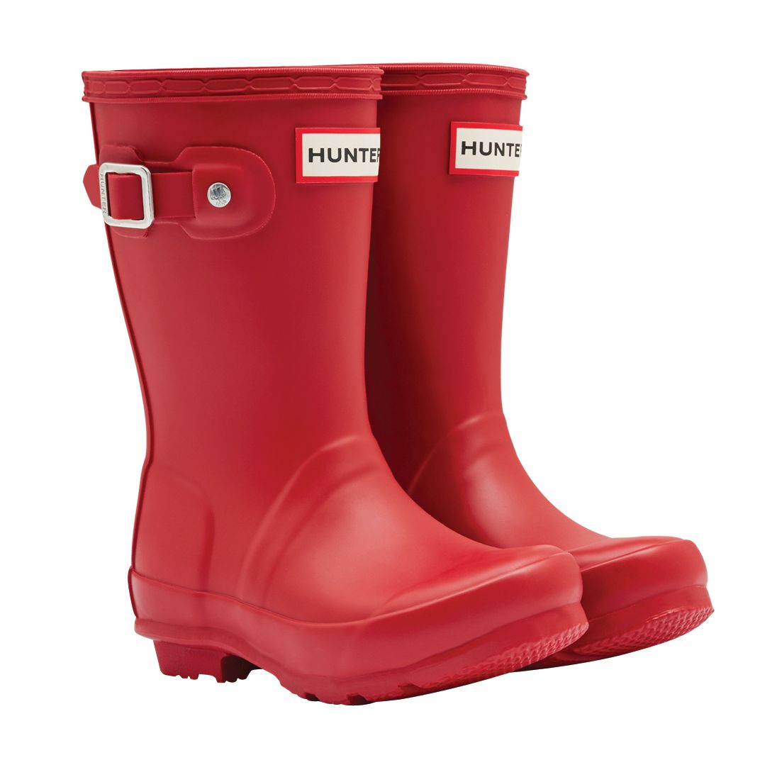 Hunter Wellingtons, Red, 11 Jnr