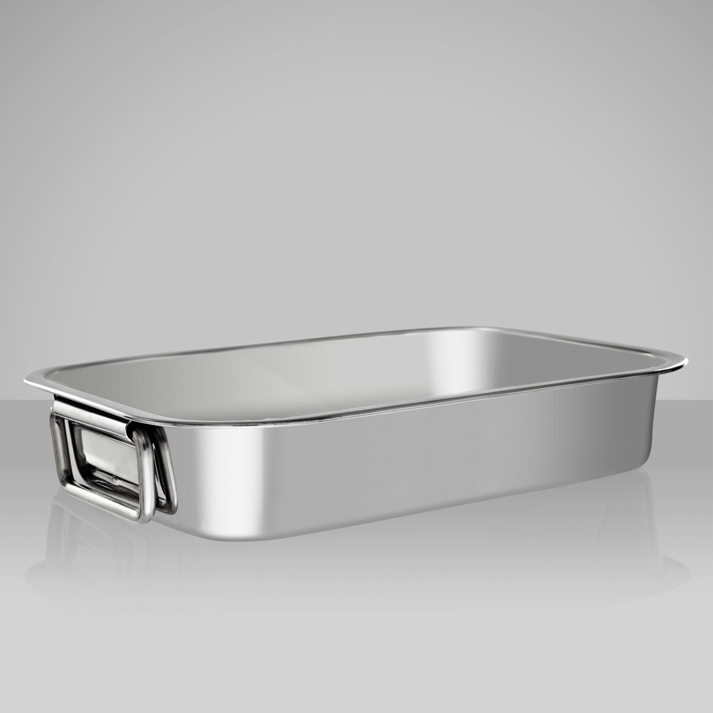 John Lewis Stainless Steel Roasting Pan, L30cm