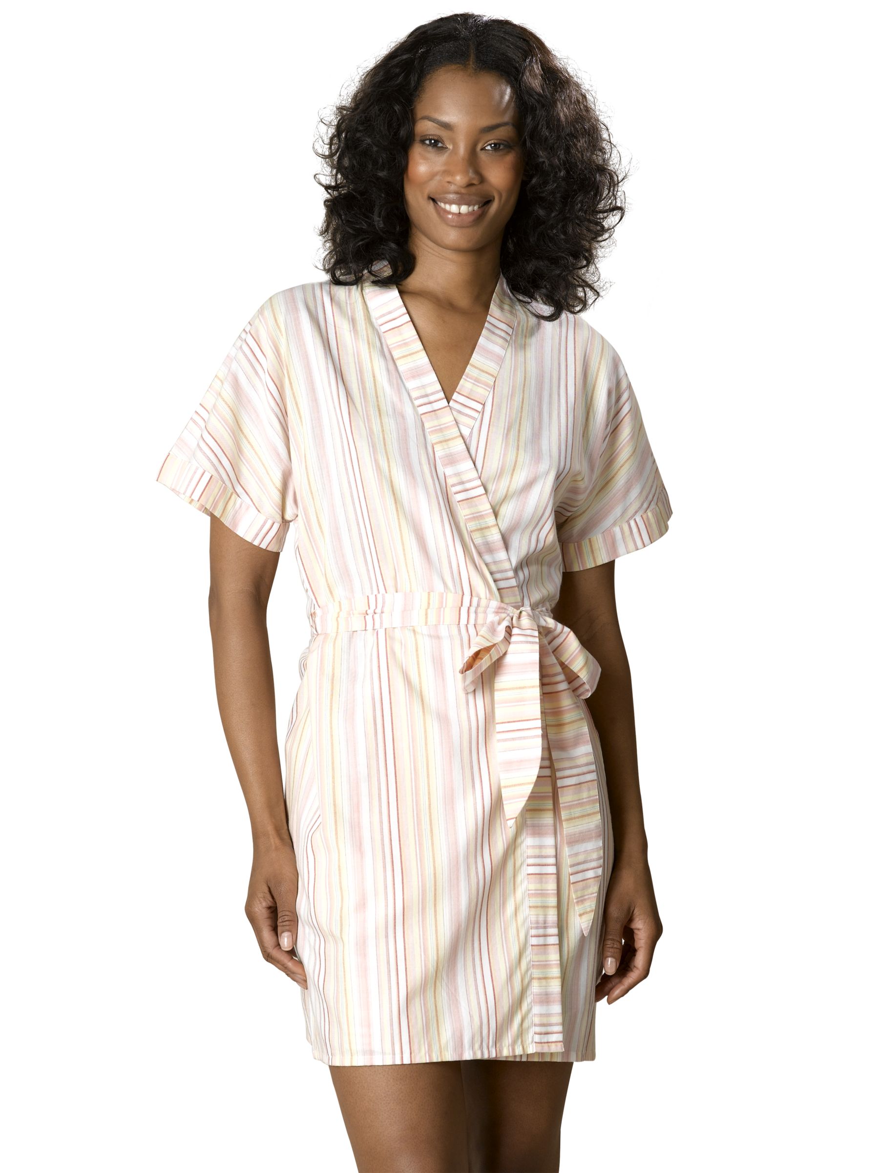 Cyberjammies Spice Wrap Dressing Gown, Peach, Size 12