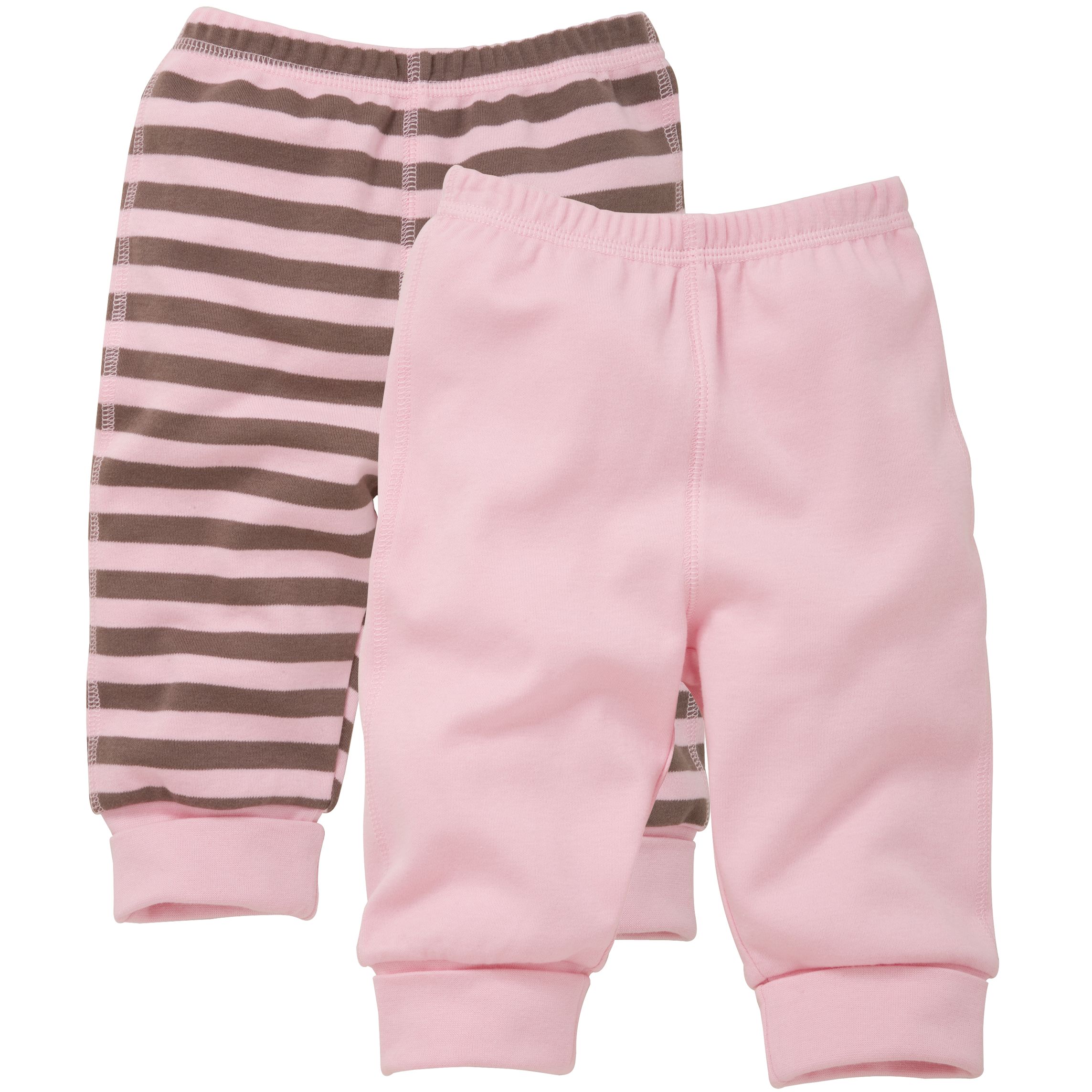 John Lewis Baby Pants, Pack of 2, Pink, Newborn