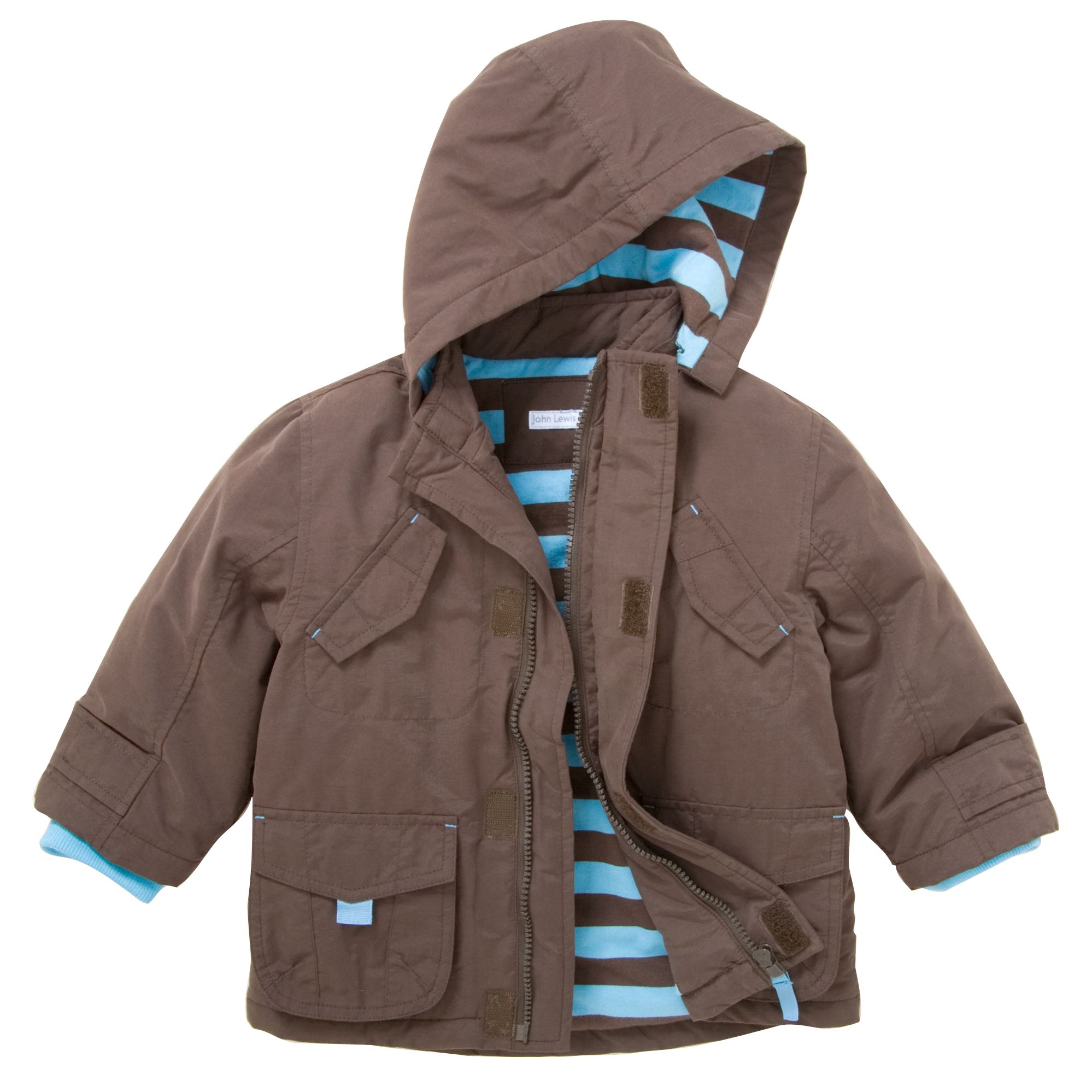 John Lewis Baby Coat Khaki 36 Months