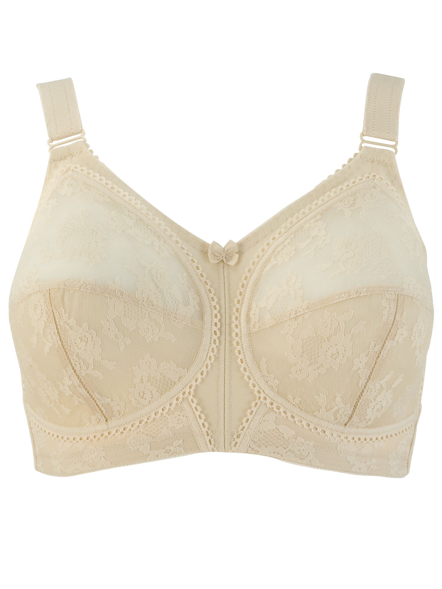 Triumph Doreen Powder Soft Bra, Ivory, Size 40E