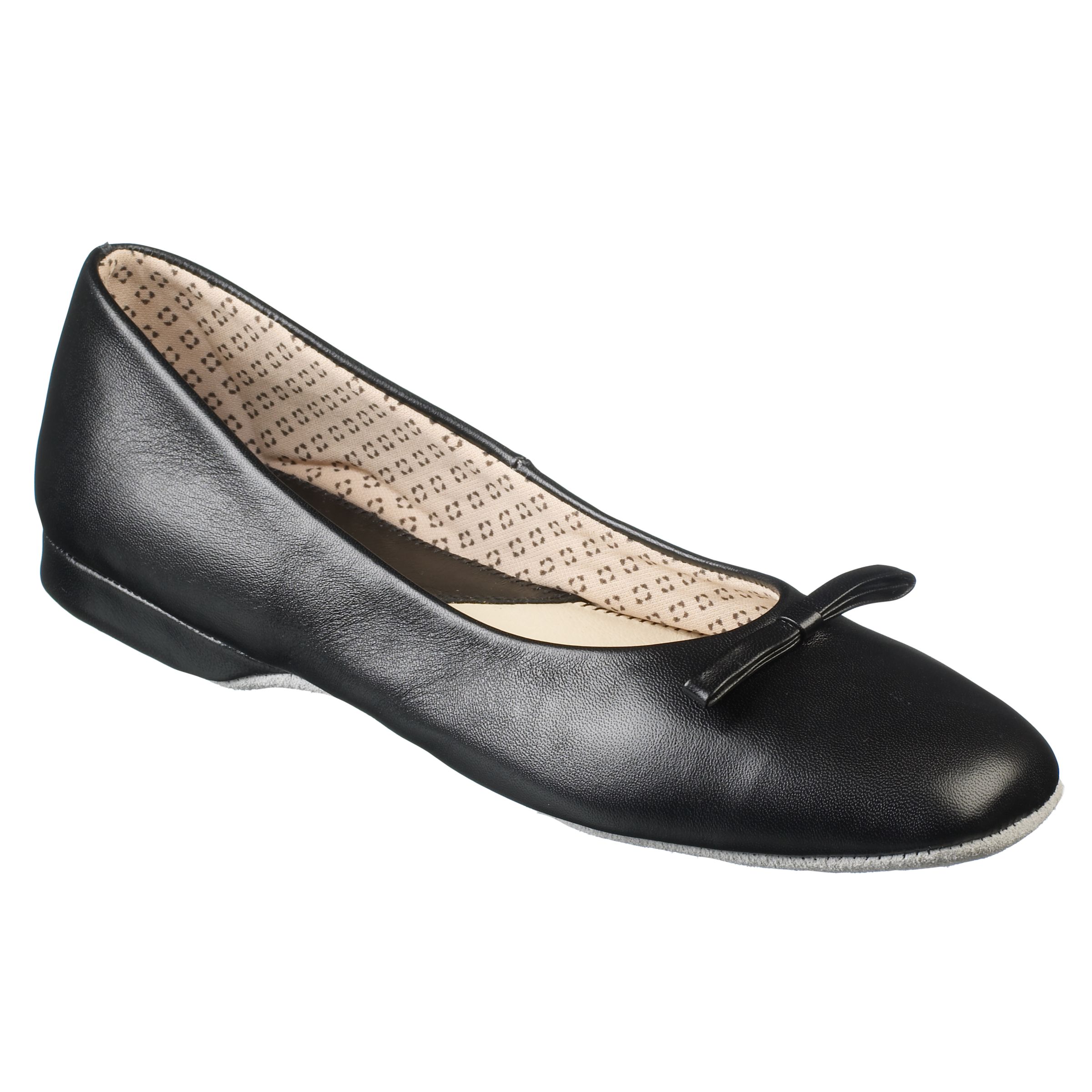 John Lewis Sienna Bellet Pumps, Black, Size 5