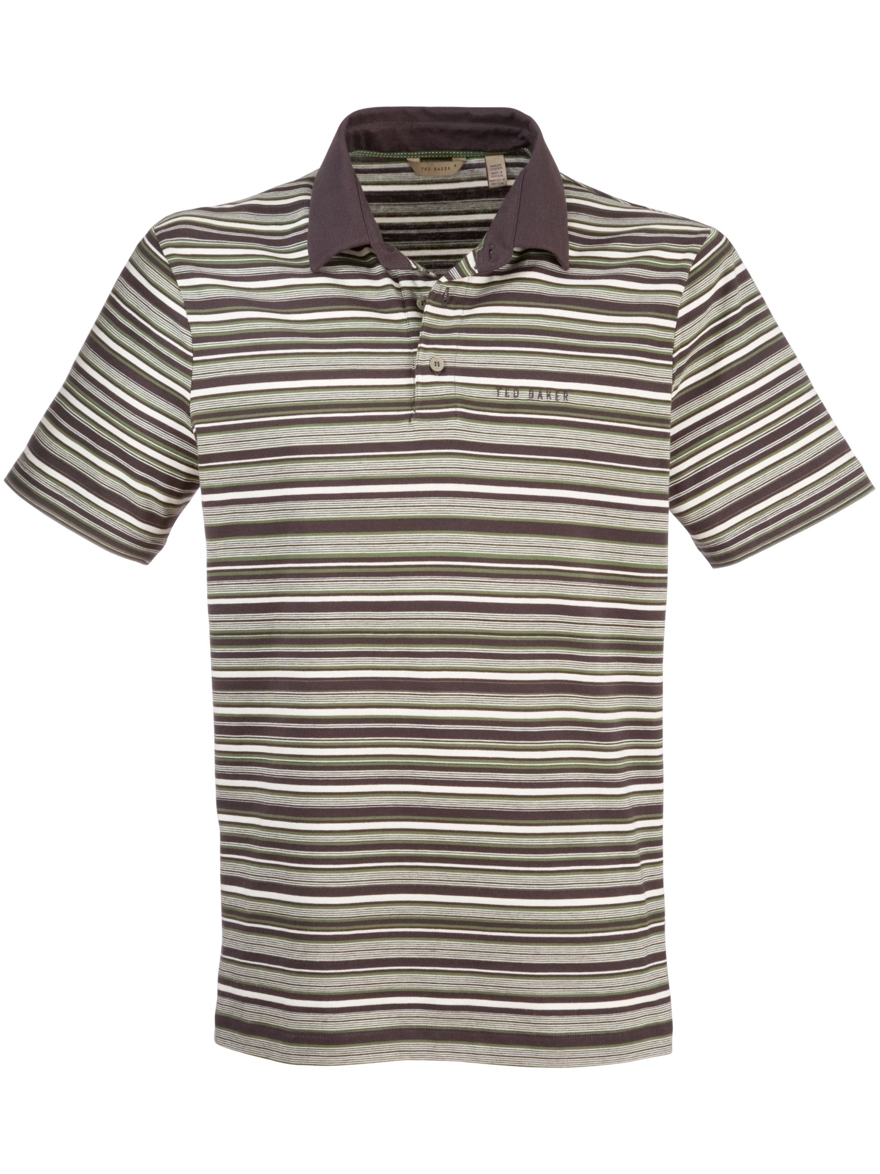 Ted Baker Rench Polo Shirt, Green, Extra Large
