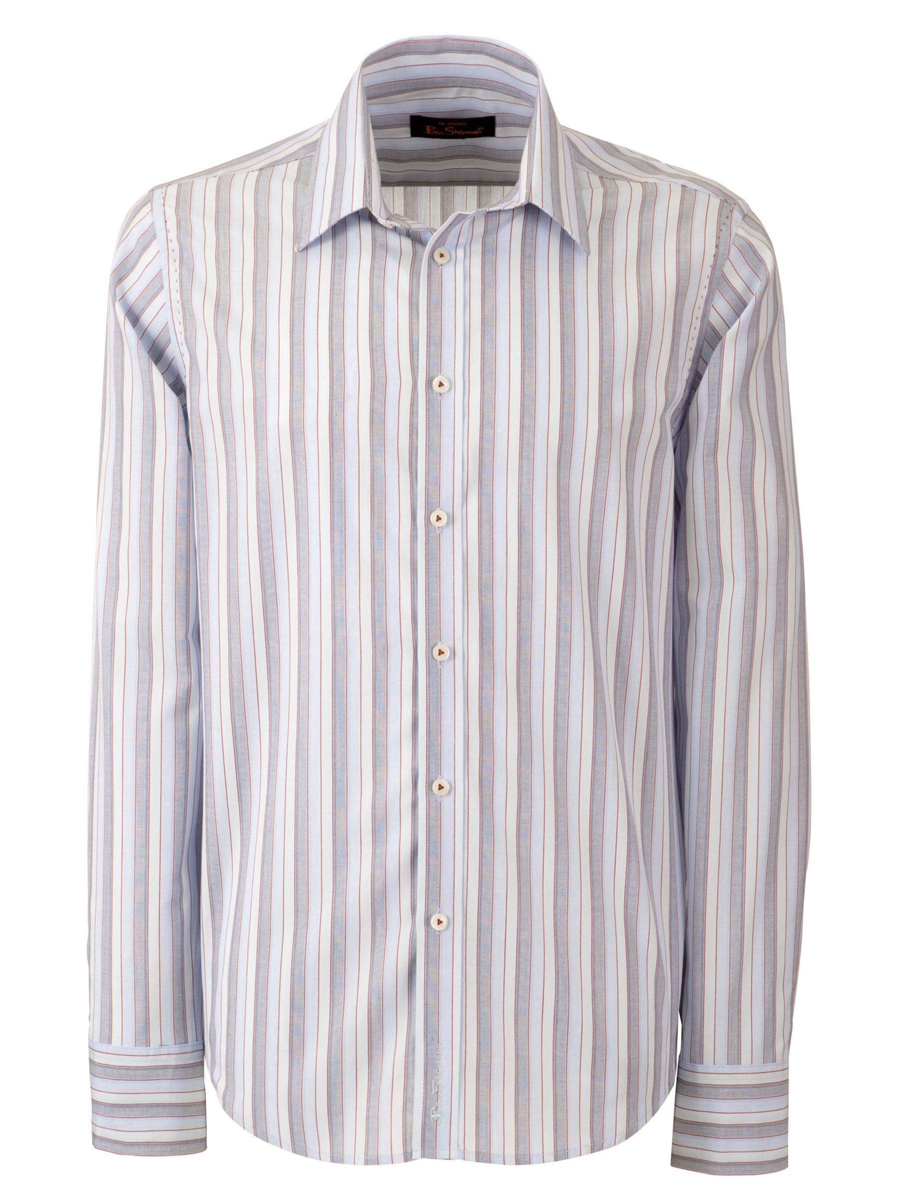 Ben Sherman Who Stripe Shirt, Blue, Small