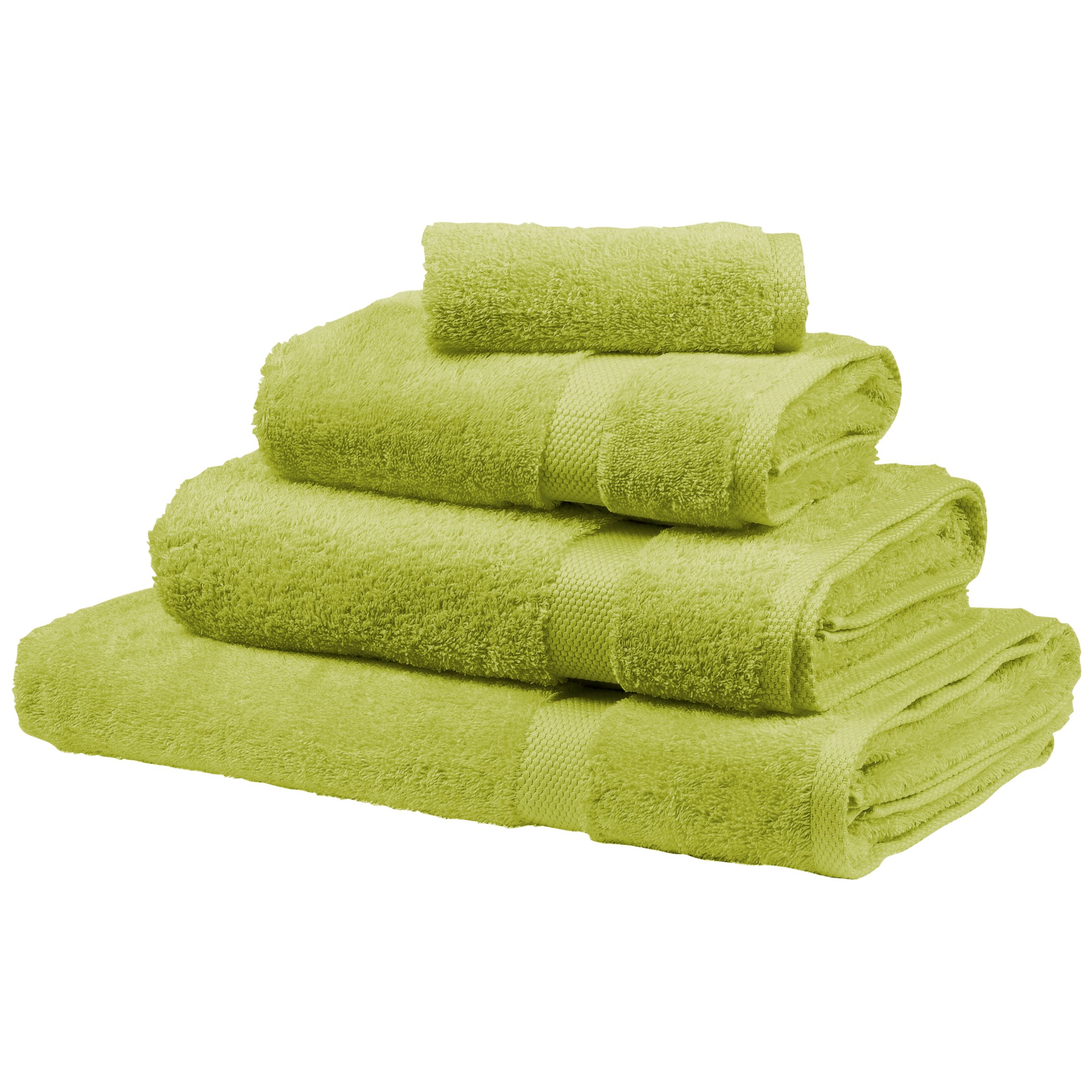 John Lewis Classic Face Cloth, Grass