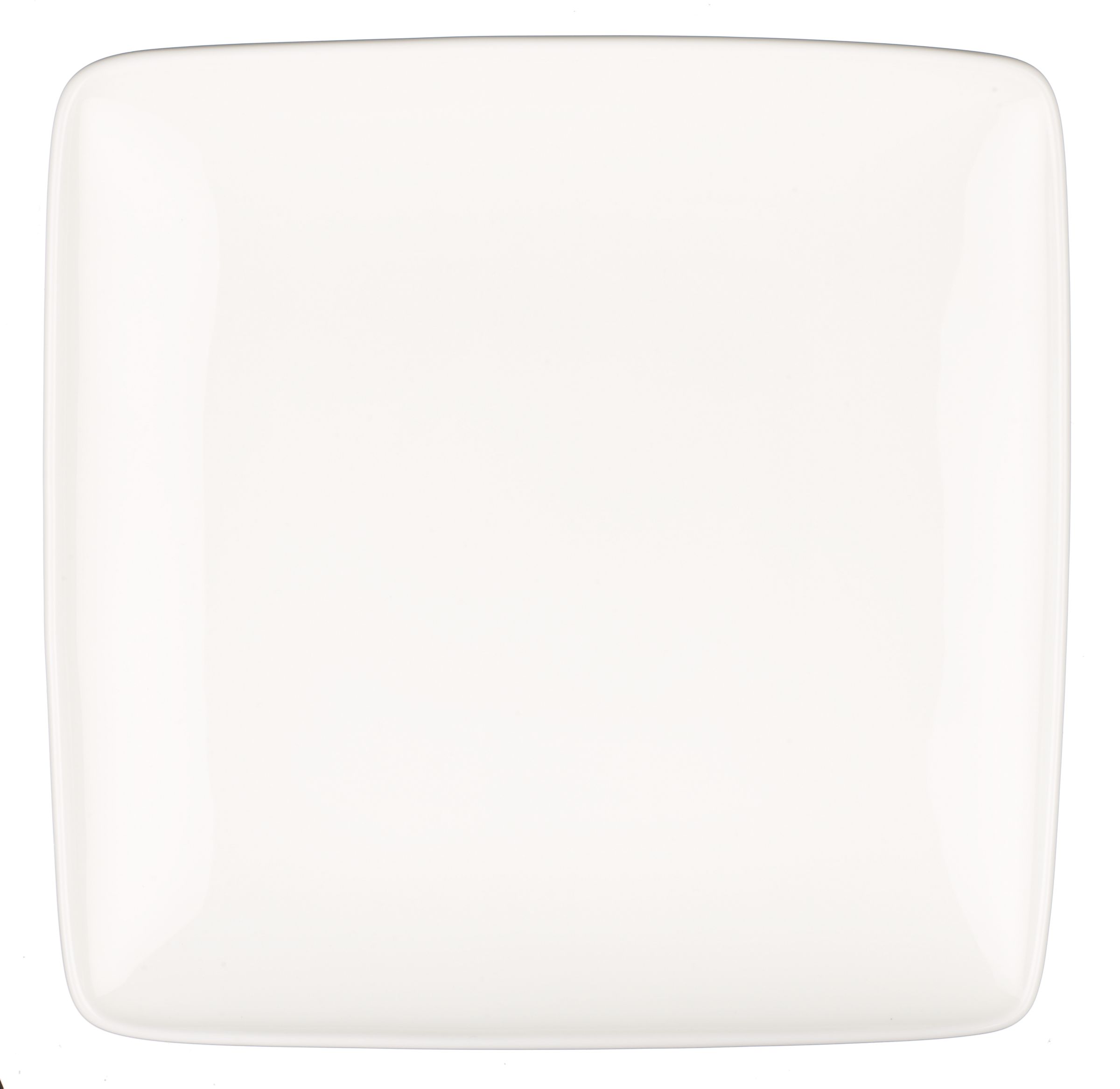 White Bone China Square Plates,