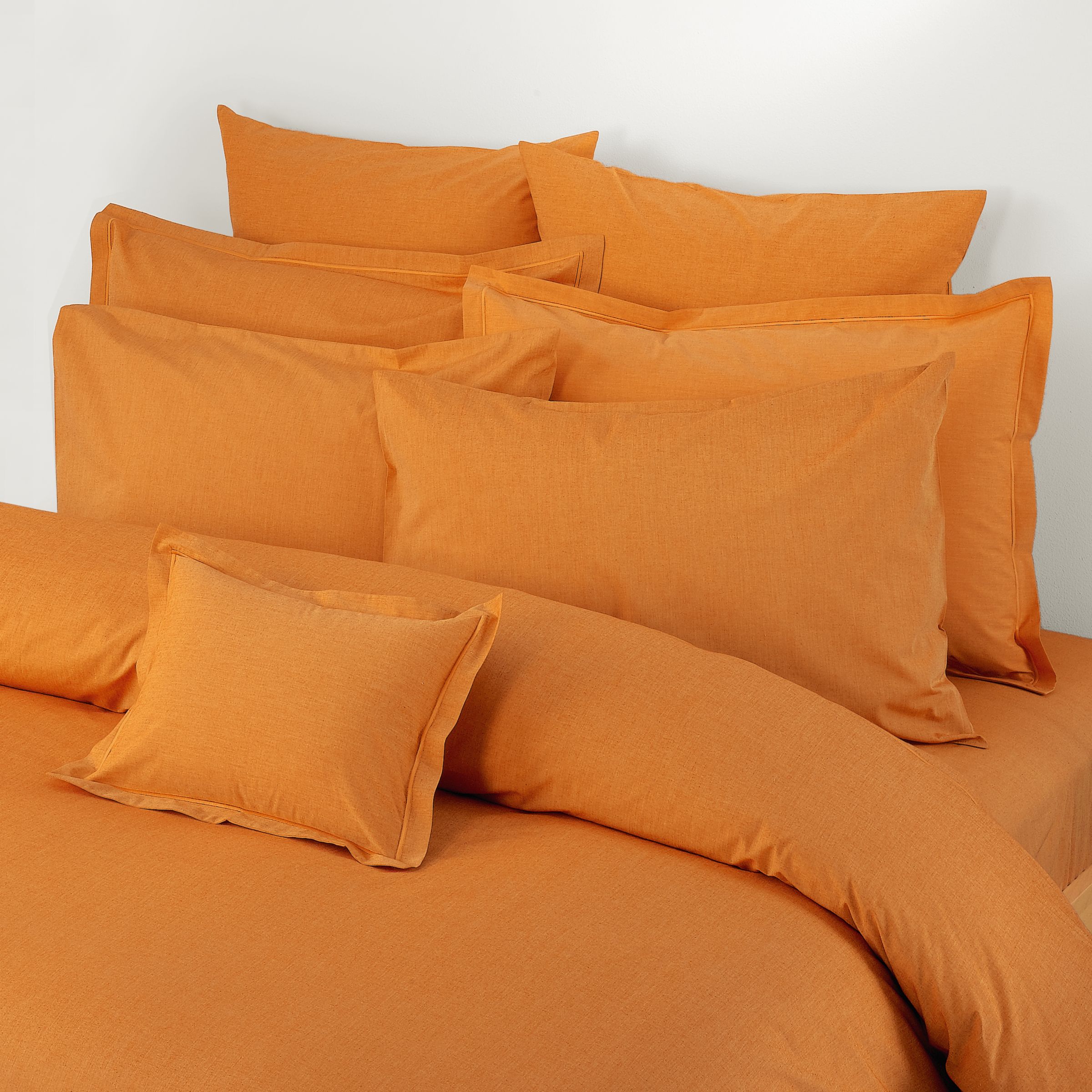 John Lewis Oxford Duvet Cover, Mandarin, Kingsize