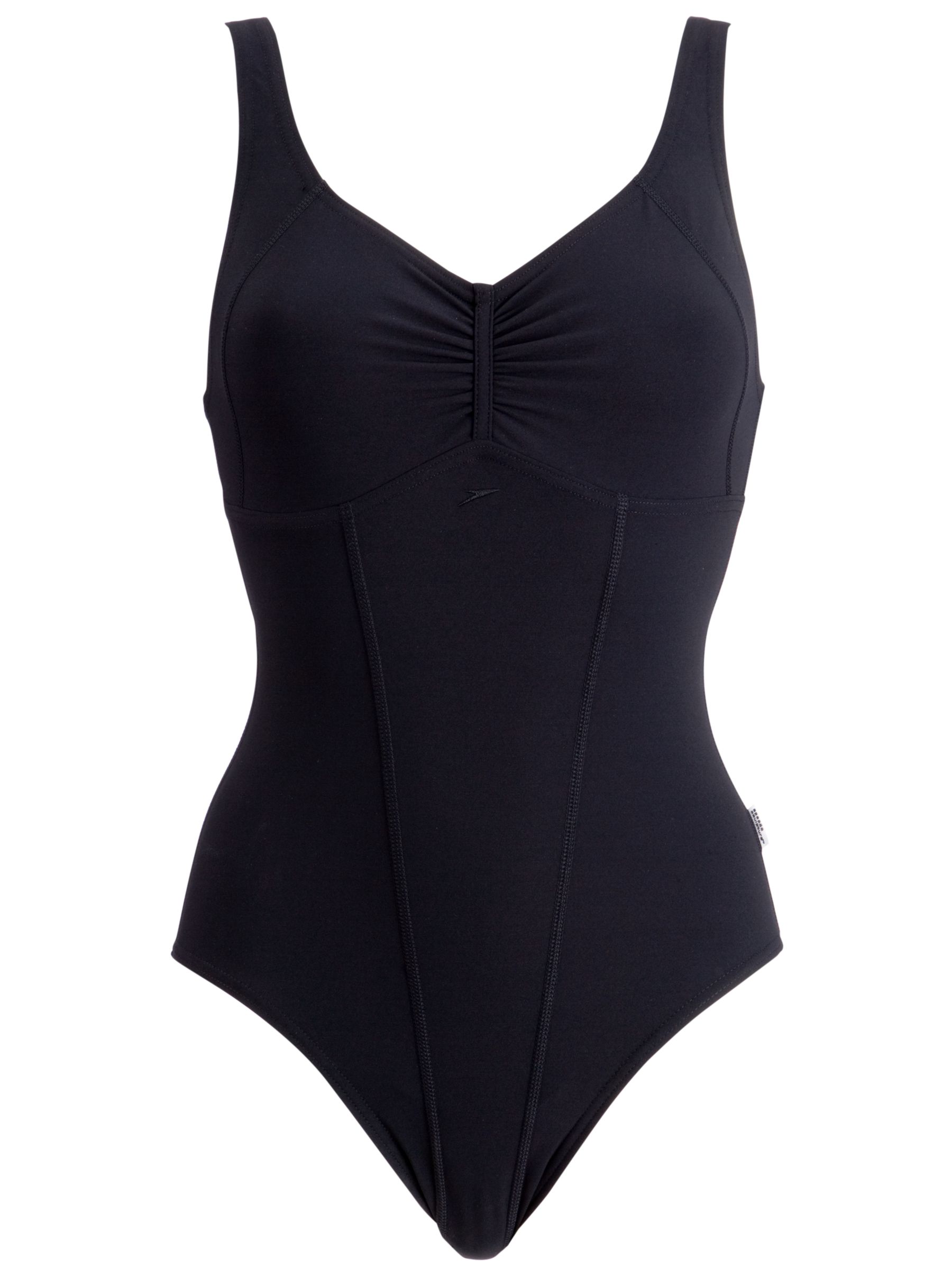 Speedo Finesse U Back Swimsuit, Black