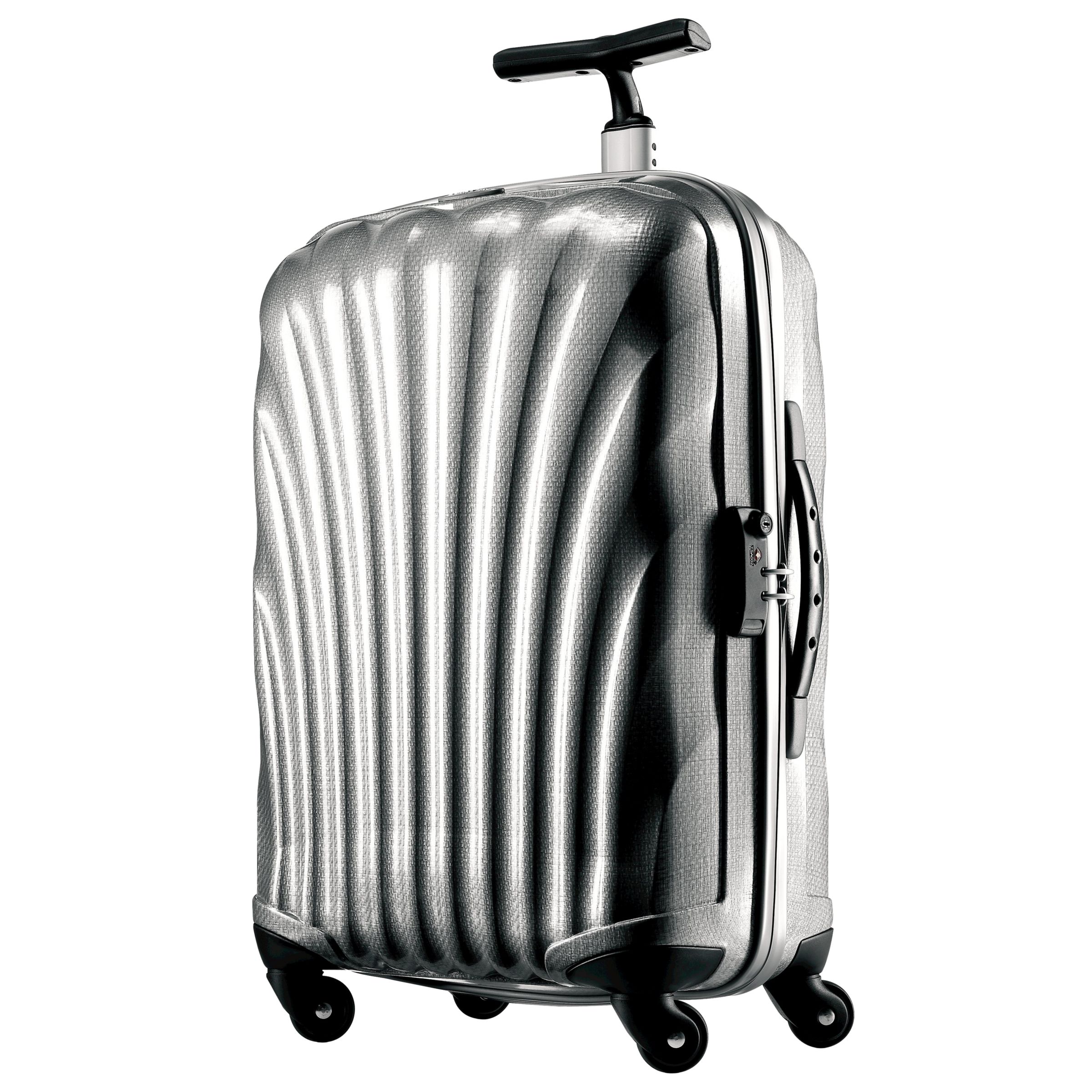 Samsonite Cosmolite Spinner Trolley Cases, Silver at John Lewis