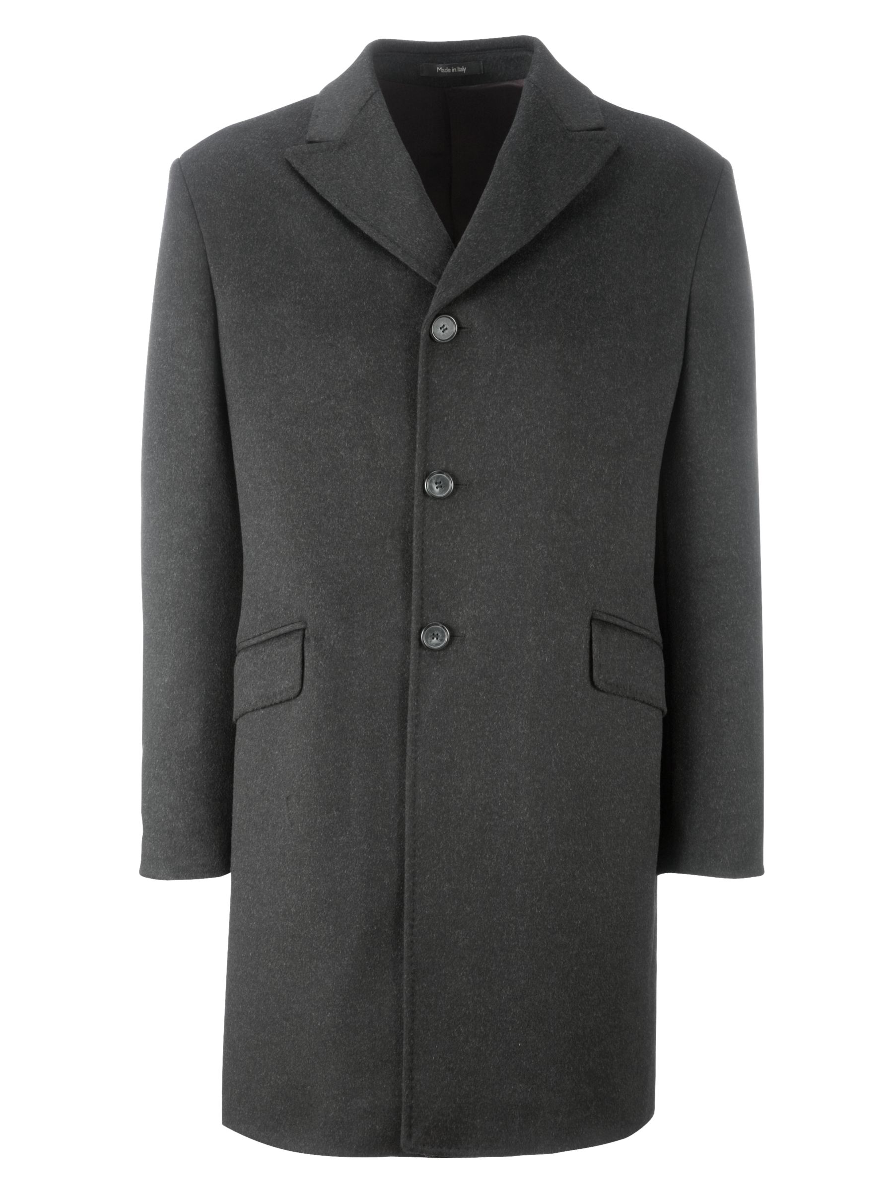 John Lewis Wool/Cashmere Coat, Charcoal, Medium