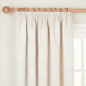 John Lewis Water Lily Pencil Pleat Curtains,