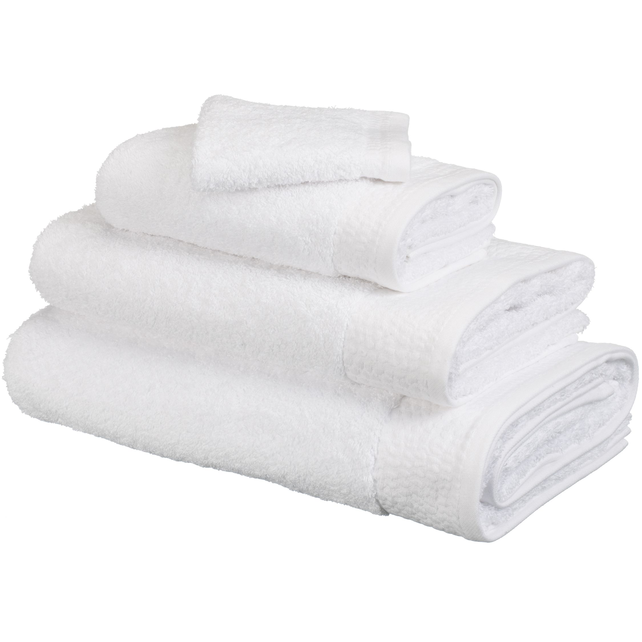 John Lewis Fairtrade Bath Towel White