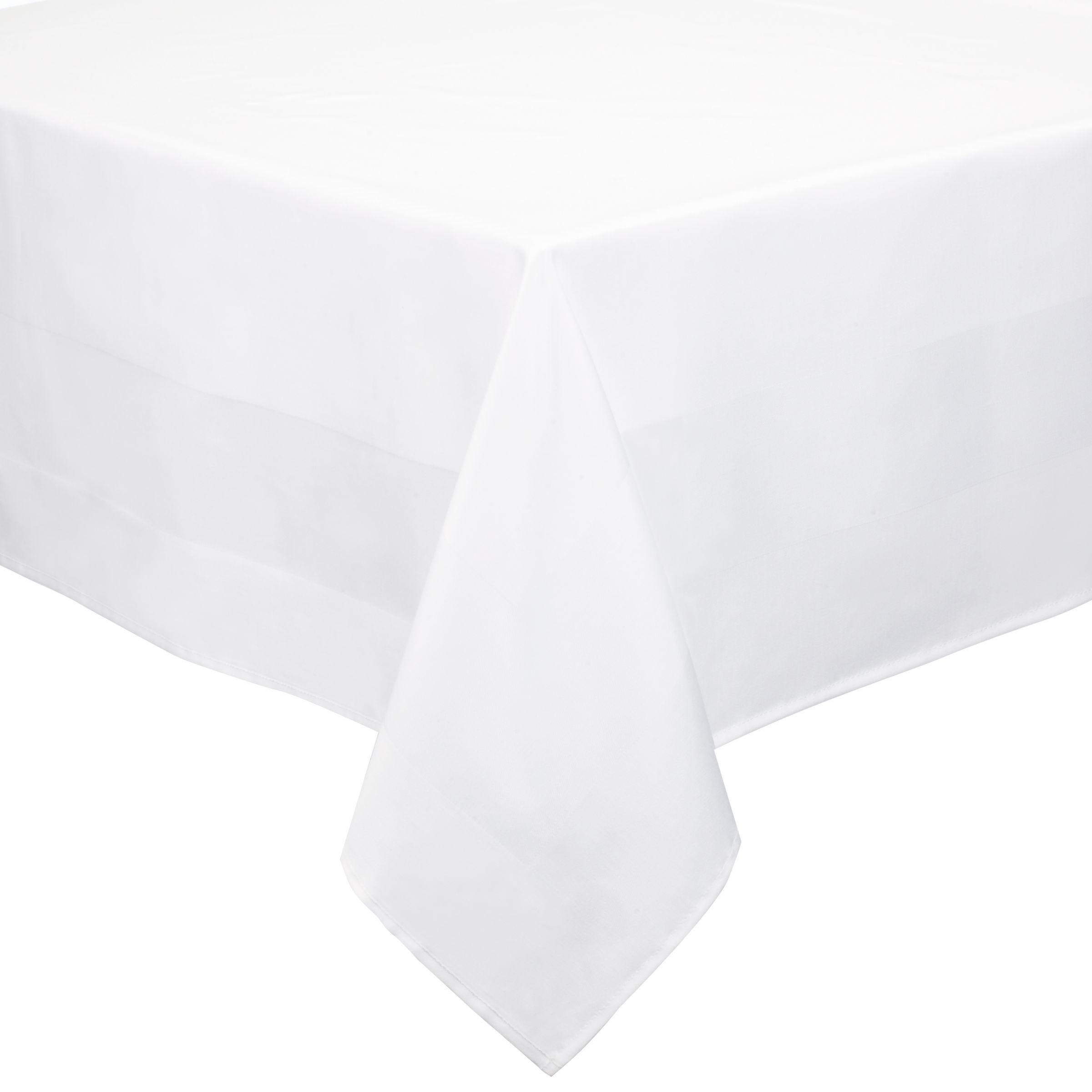 John Lewis Hotel Tablecloths, White
